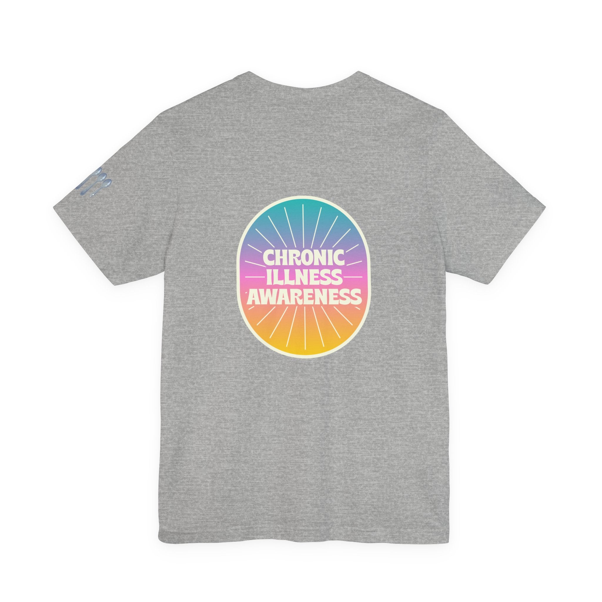 Unisex Jersey Short Sleeve Tee - Spoon Theory: Chronic Illness Awareness Apparel