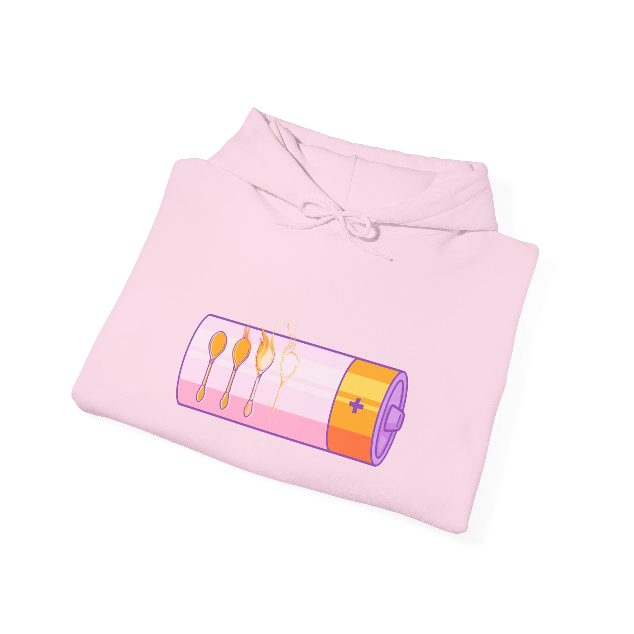 Invisible Illness Awareness Hoodie — Purple Ribbon 'Warrior' Watercolor Design