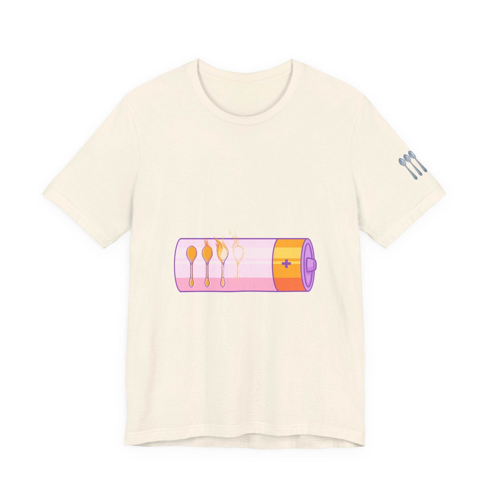 Unisex Jersey Short Sleeve Tee - Spoon Theory: Chronic Illness Awareness Apparel