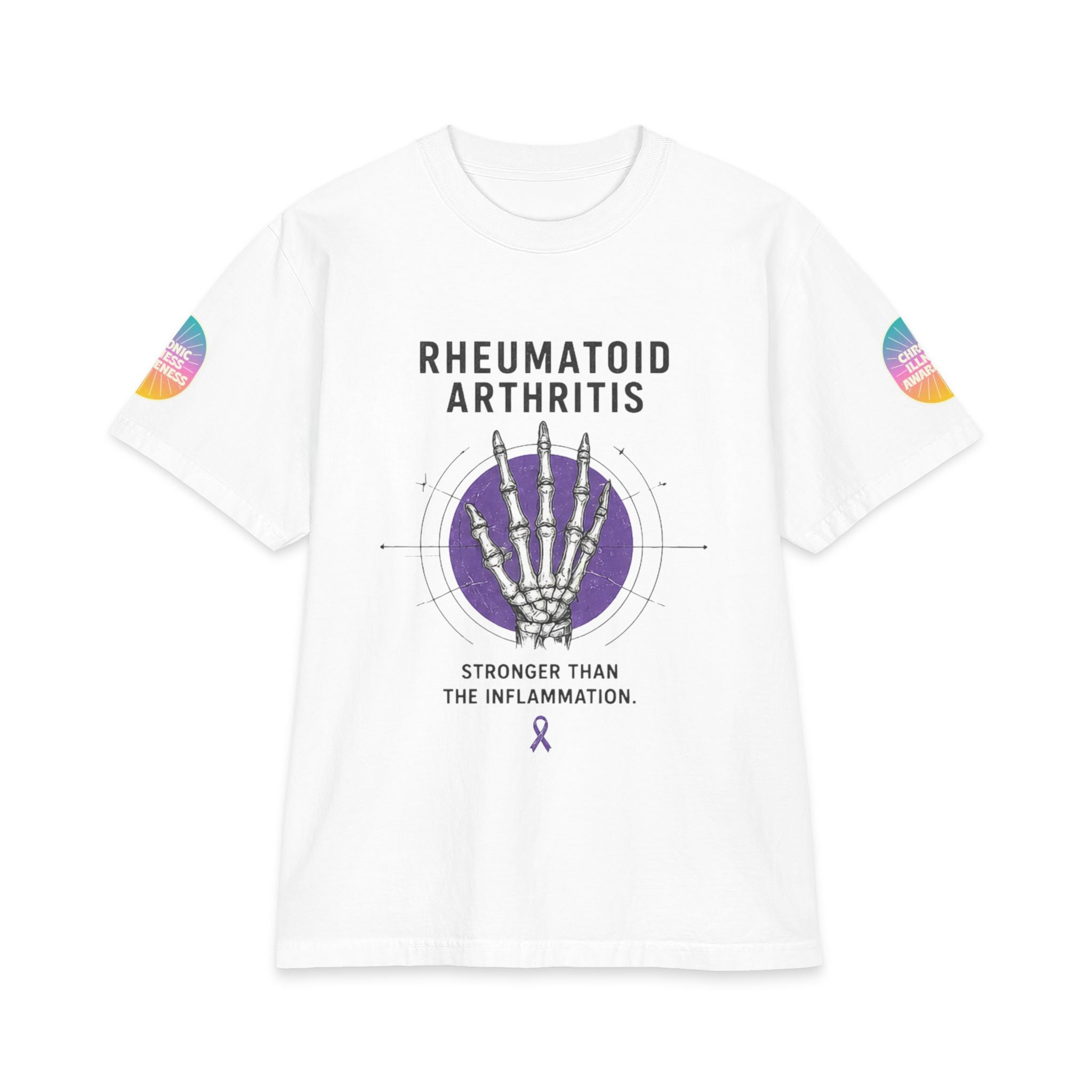 Rheumatoid Arthritis Awareness T‑Shirt — “Stronger Than the Inflammation”