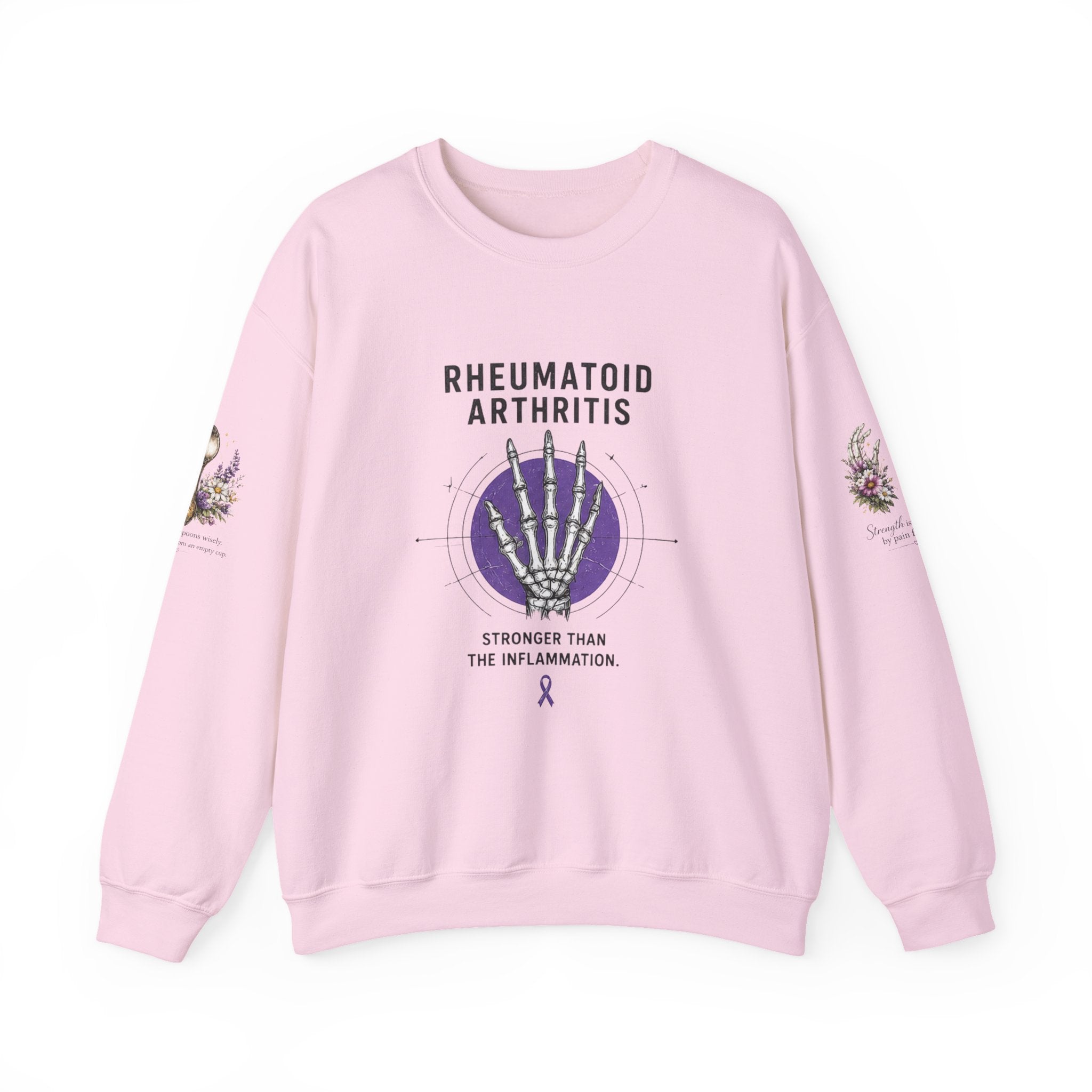 Rheumatoid Arthritis Apparel - Heavy Blend™ Crewneck Sweatshirt