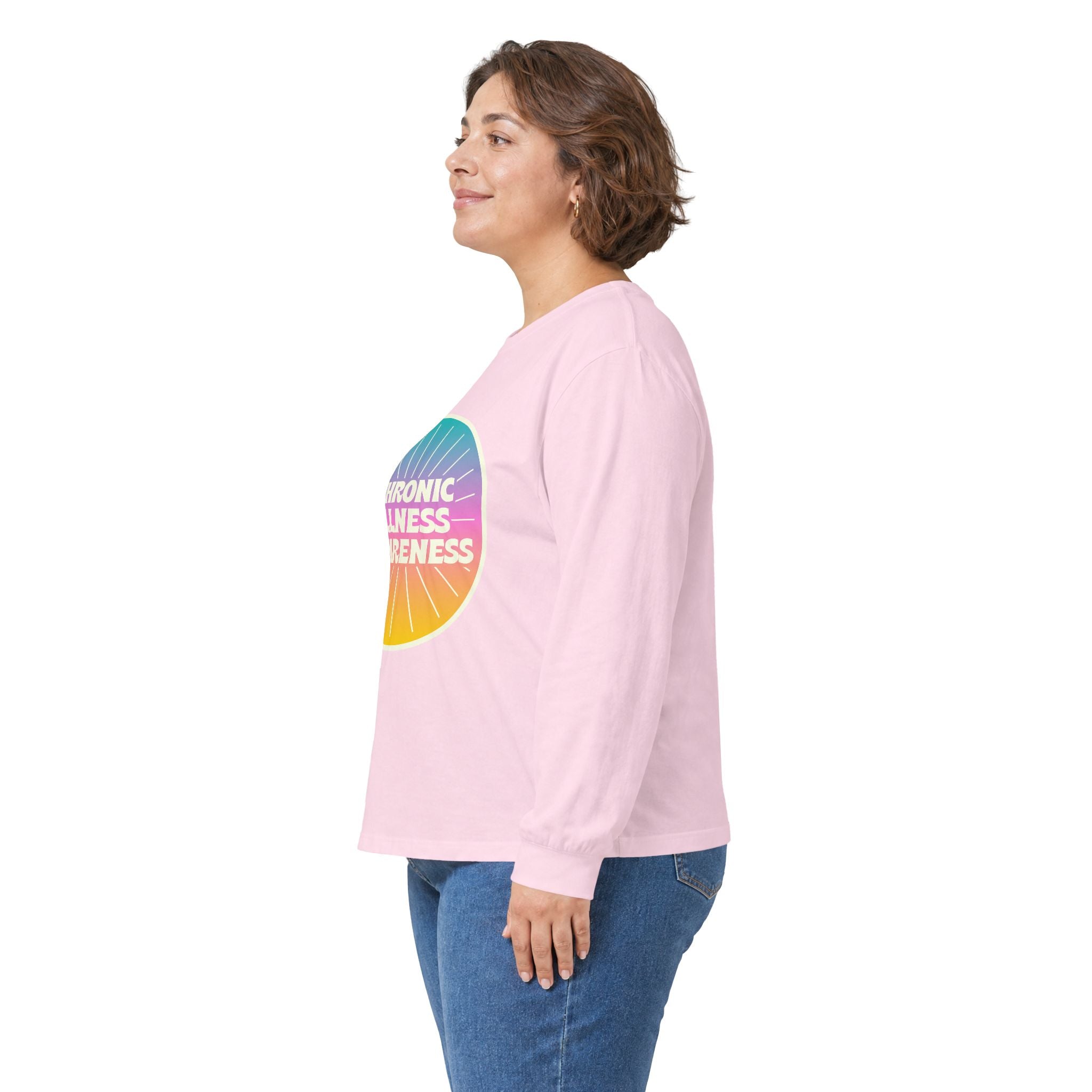 Chronic Illness Awareness - Crewneck Long Sleeve Tee
