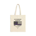 Autoimmune Warrior Tote Bag — "Invisible Illness" Canvas Shoulder Tote