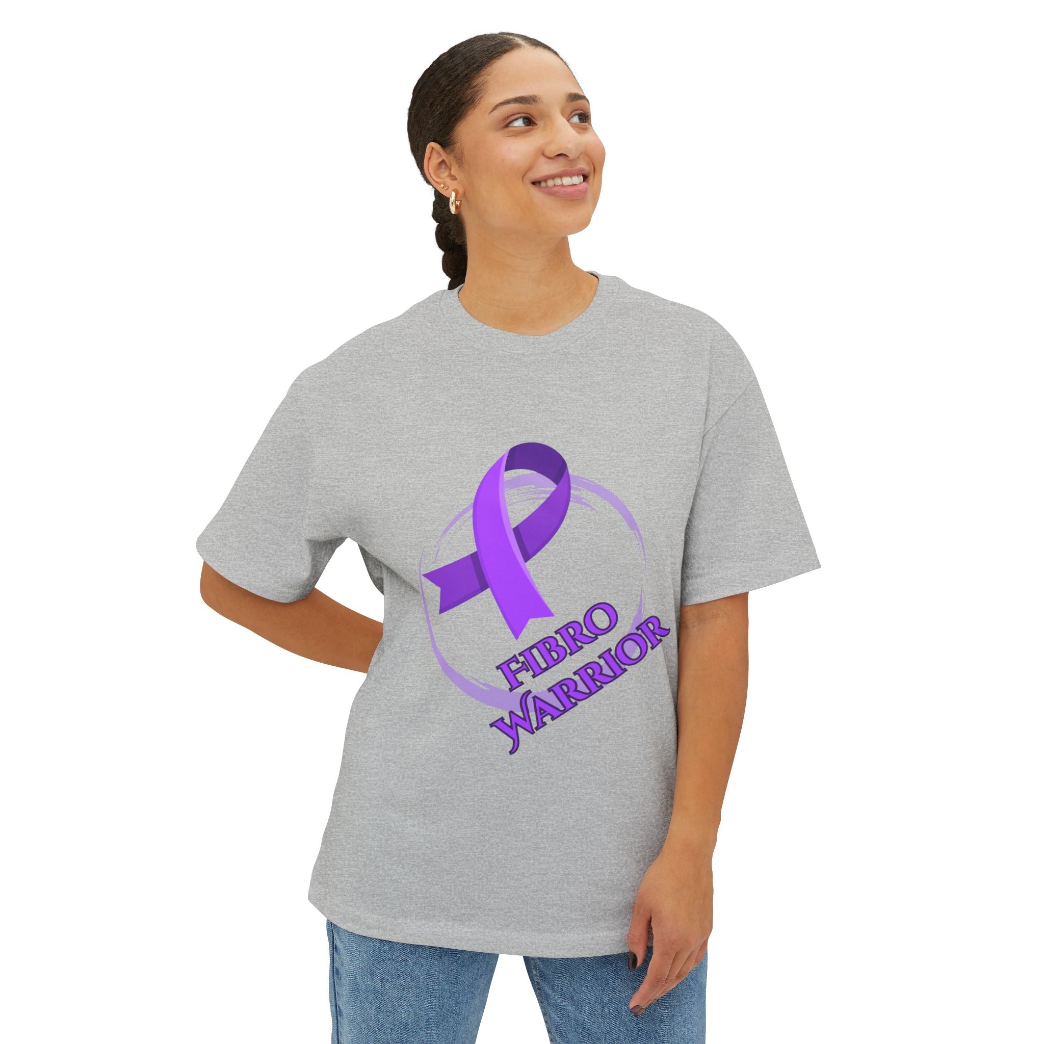 Fibro Warrior - Unisex Oversized Boxy Tee