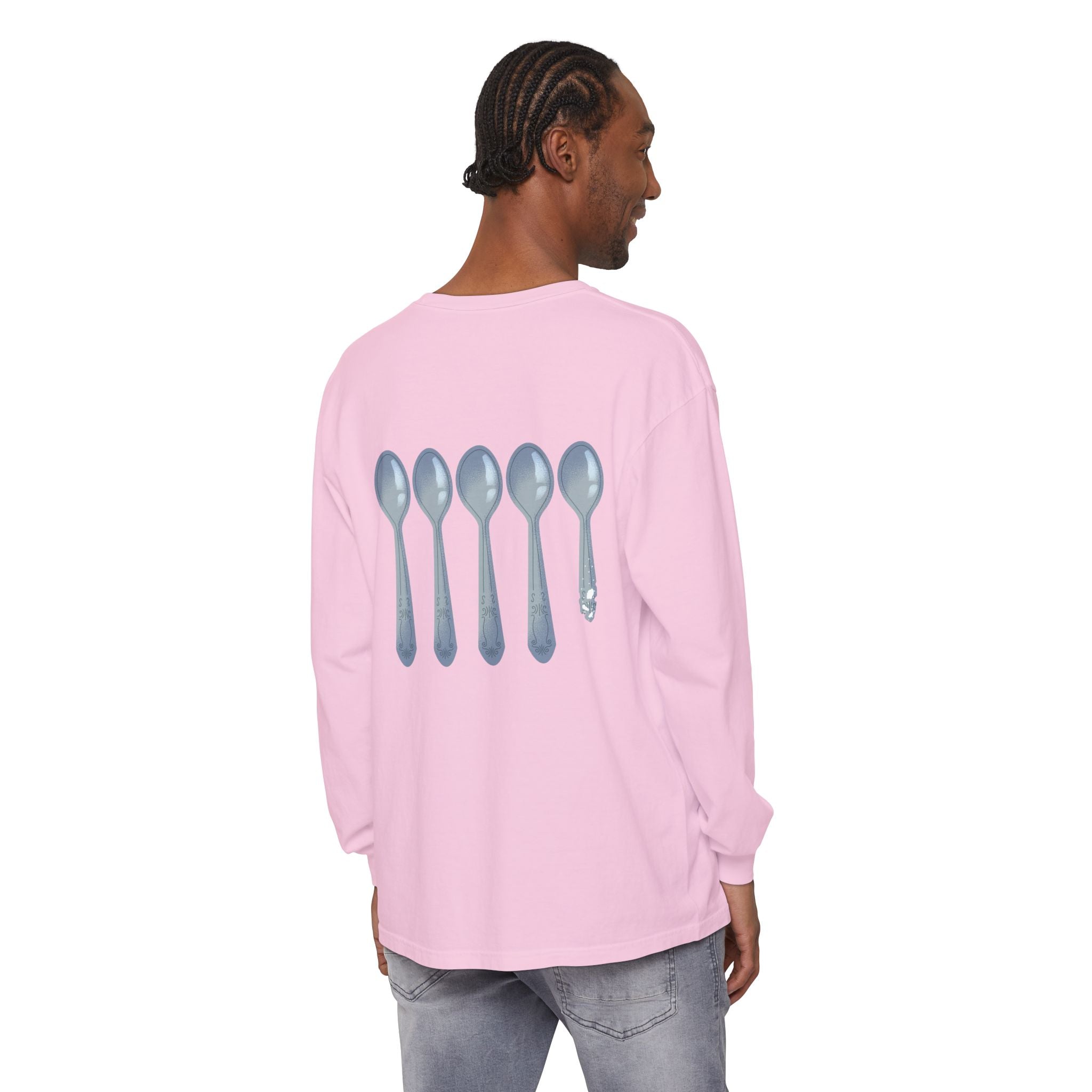 Fibro Warrior Long Sleeve Tee — Chronic Illness Awareness Purple Ribbon