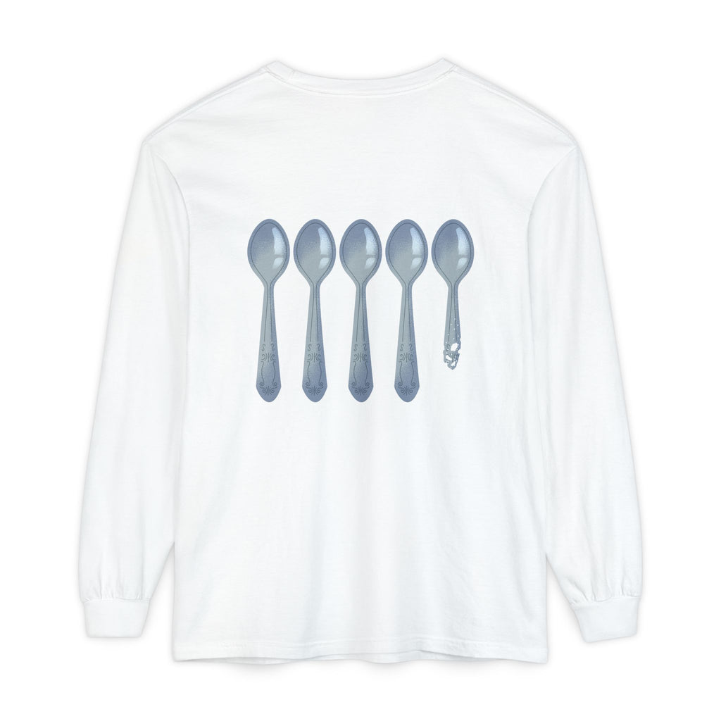 Fibro Warrior Long Sleeve Tee — Chronic Illness Awareness Purple Ribbon