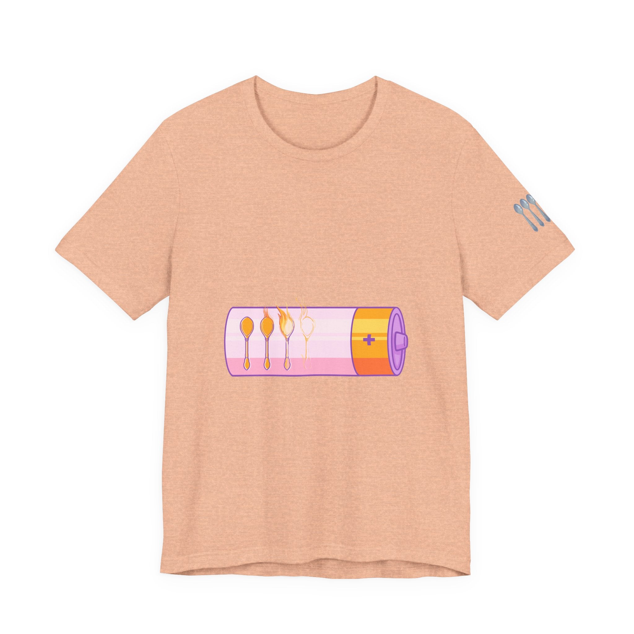 Unisex Jersey Short Sleeve Tee - Spoon Theory: Chronic Illness Awareness Apparel