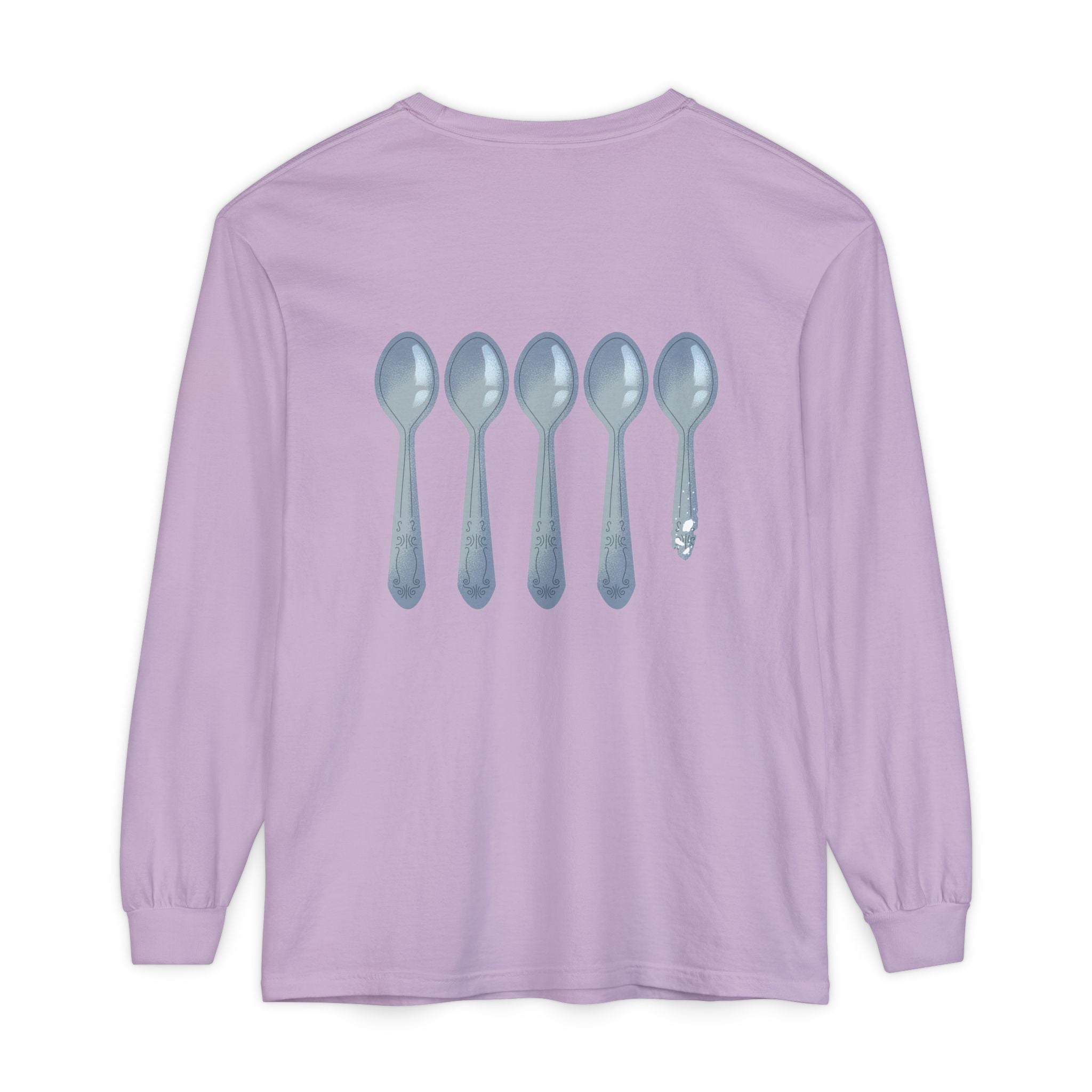 Fibro Warrior Long Sleeve Tee — Chronic Illness Awareness Purple Ribbon
