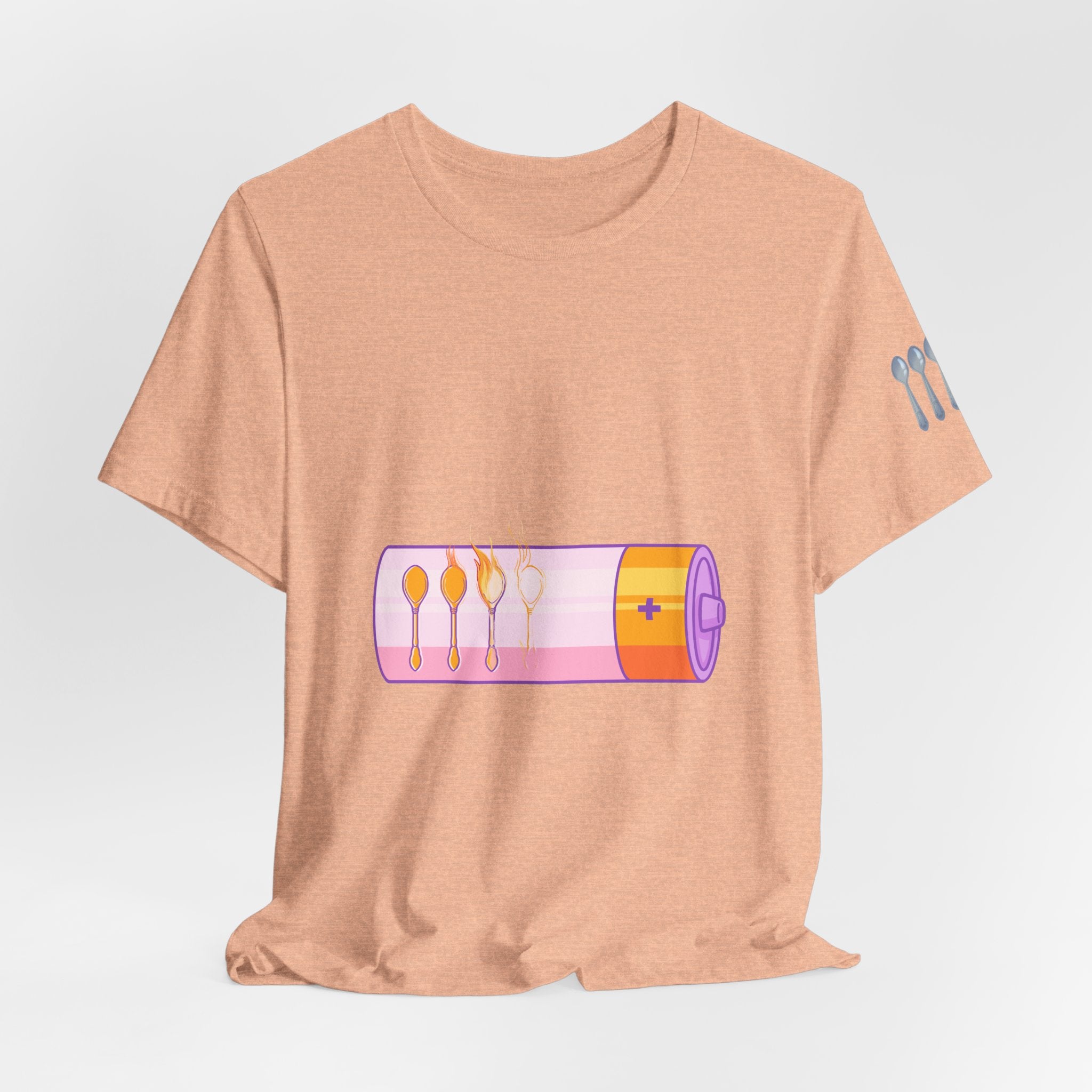 Unisex Jersey Short Sleeve Tee - Spoon Theory: Chronic Illness Awareness Apparel