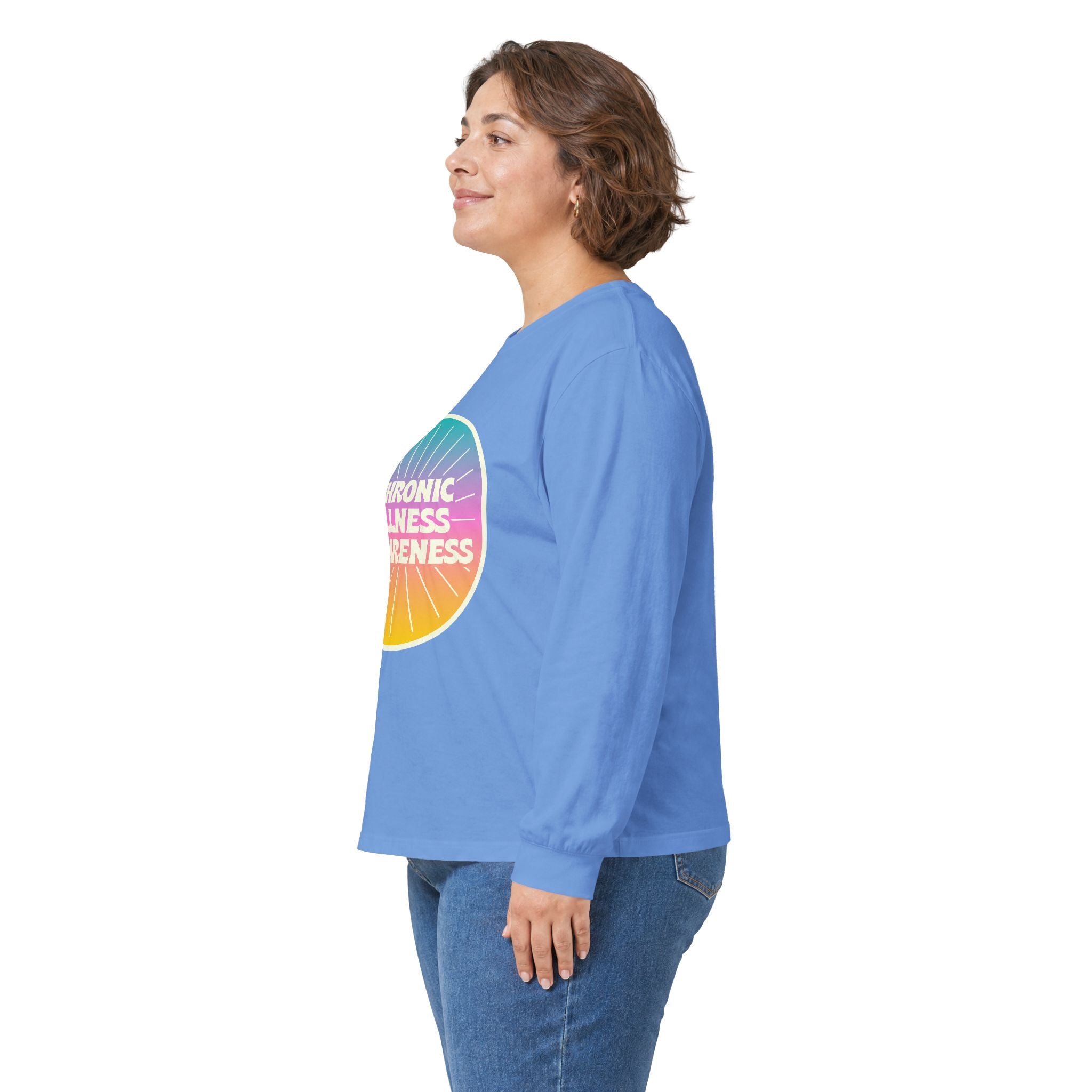 Chronic Illness Awareness - Crewneck Long Sleeve Tee