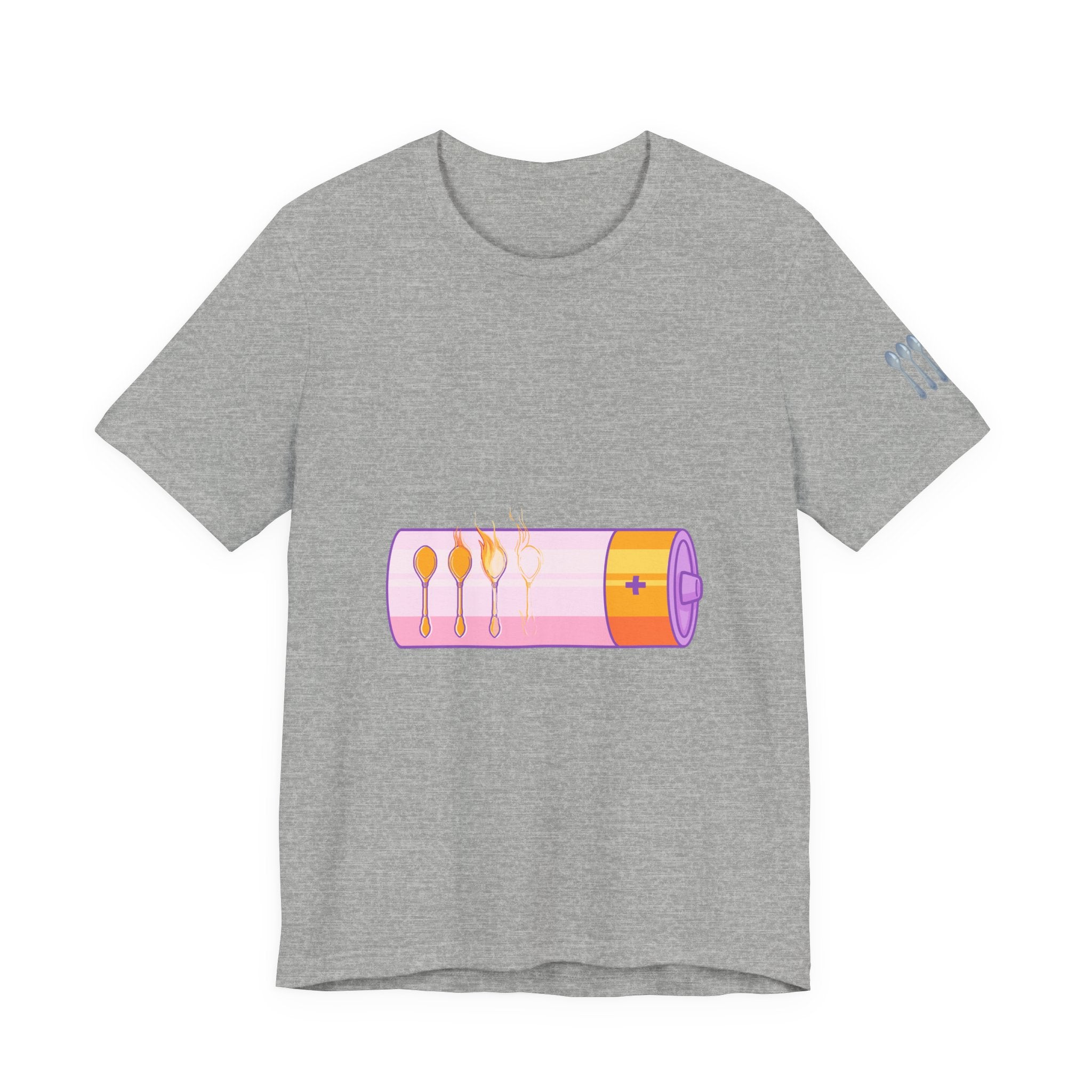 Unisex Jersey Short Sleeve Tee - Spoon Theory: Chronic Illness Awareness Apparel