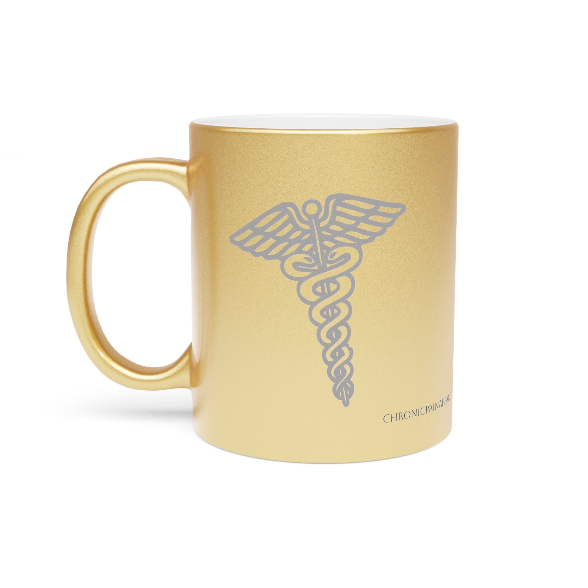 More Than My Diagnosis Metallic Mug (Gold)