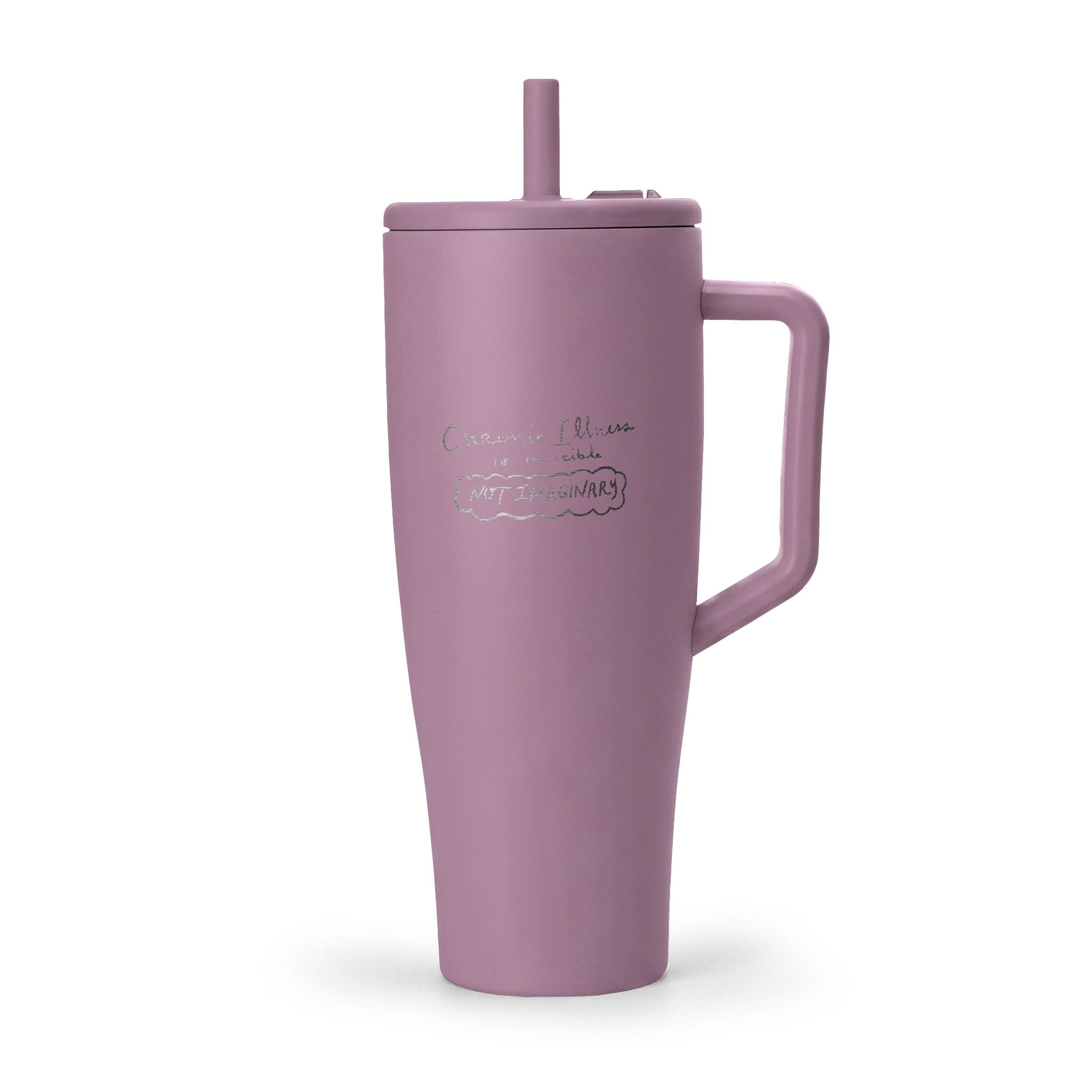 40oz Insulated Tumbler with Handle & Lid — Travel Mug