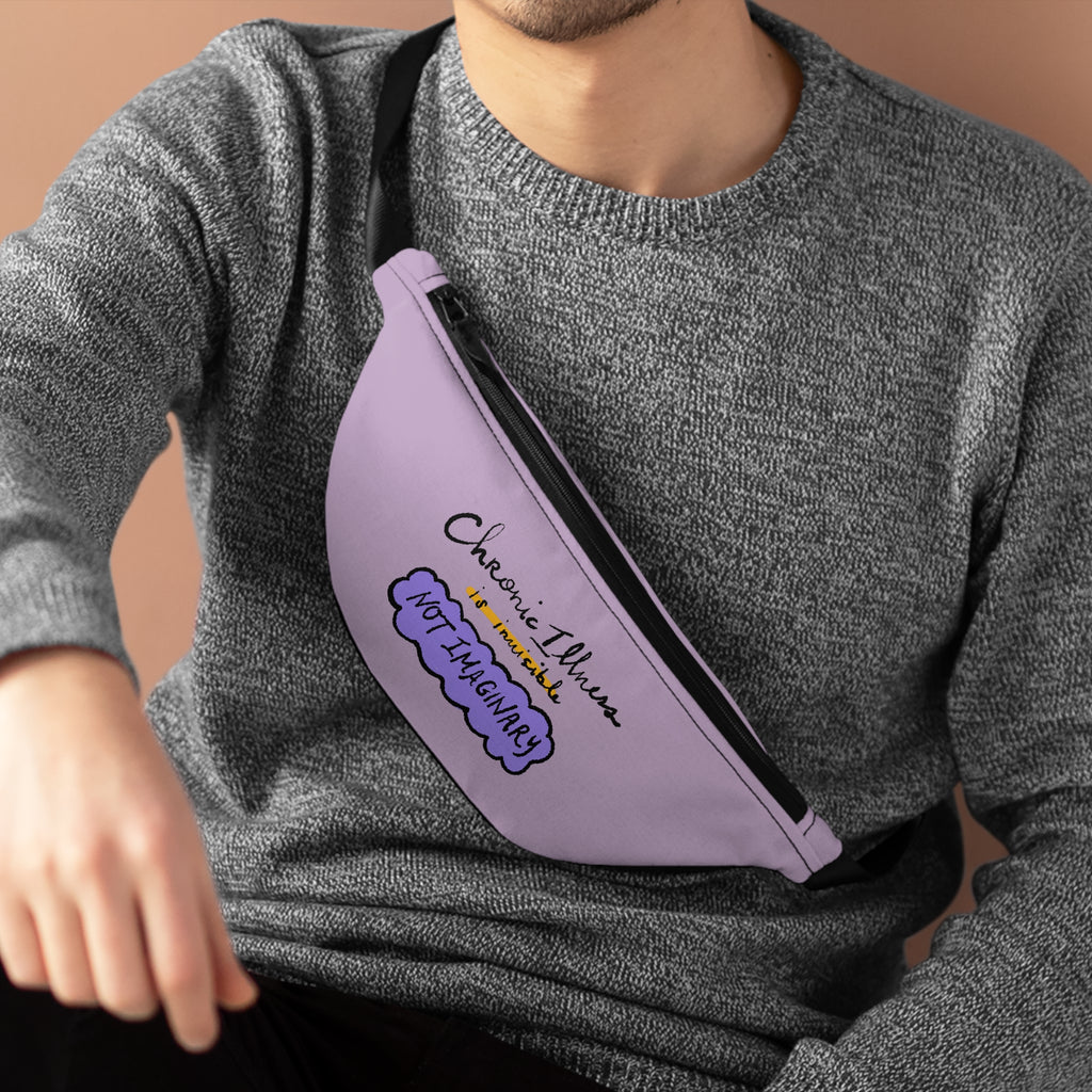 Chronic Illness Is Not Imaginary Lavender Fanny Pack