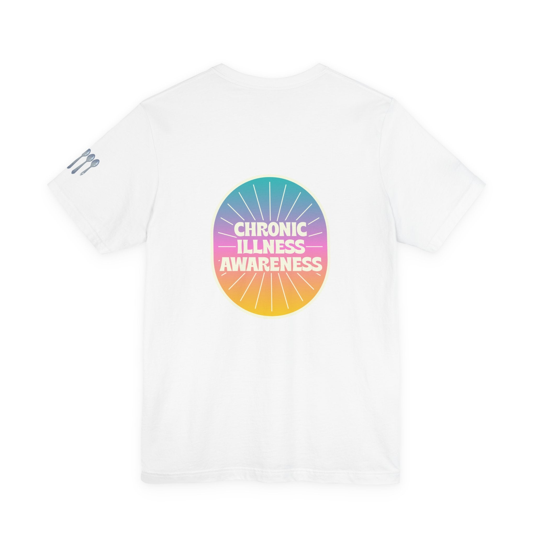Unisex Jersey Short Sleeve Tee - Spoon Theory: Chronic Illness Awareness Apparel