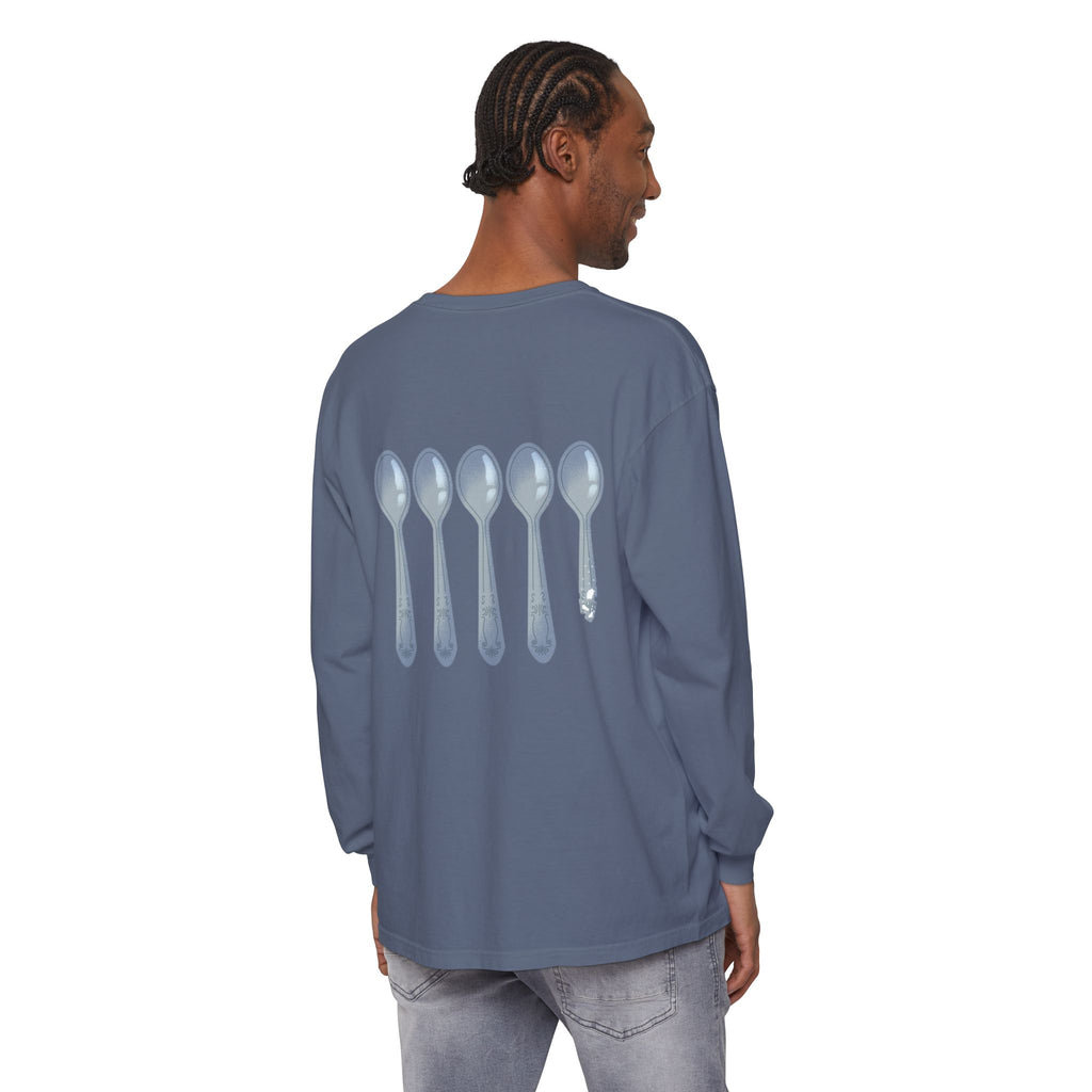 Fibro Warrior Long Sleeve Tee — Chronic Illness Awareness Purple Ribbon