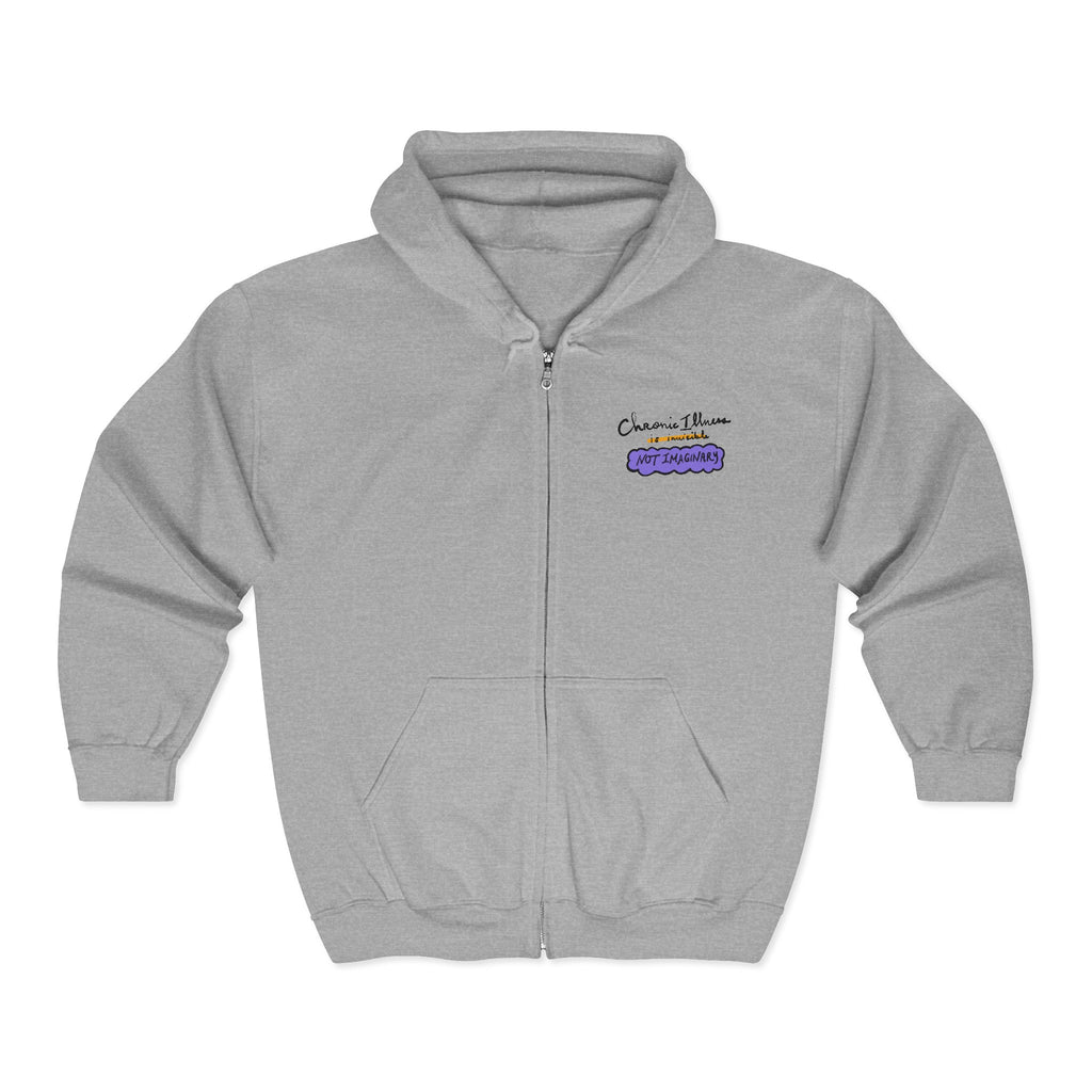Halloween Warrior Wear - "Dead Tired: Chronically Ill" Full Zip Up Hoodie