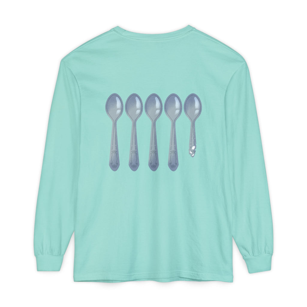 Fibro Warrior Long Sleeve Tee — Chronic Illness Awareness Purple Ribbon