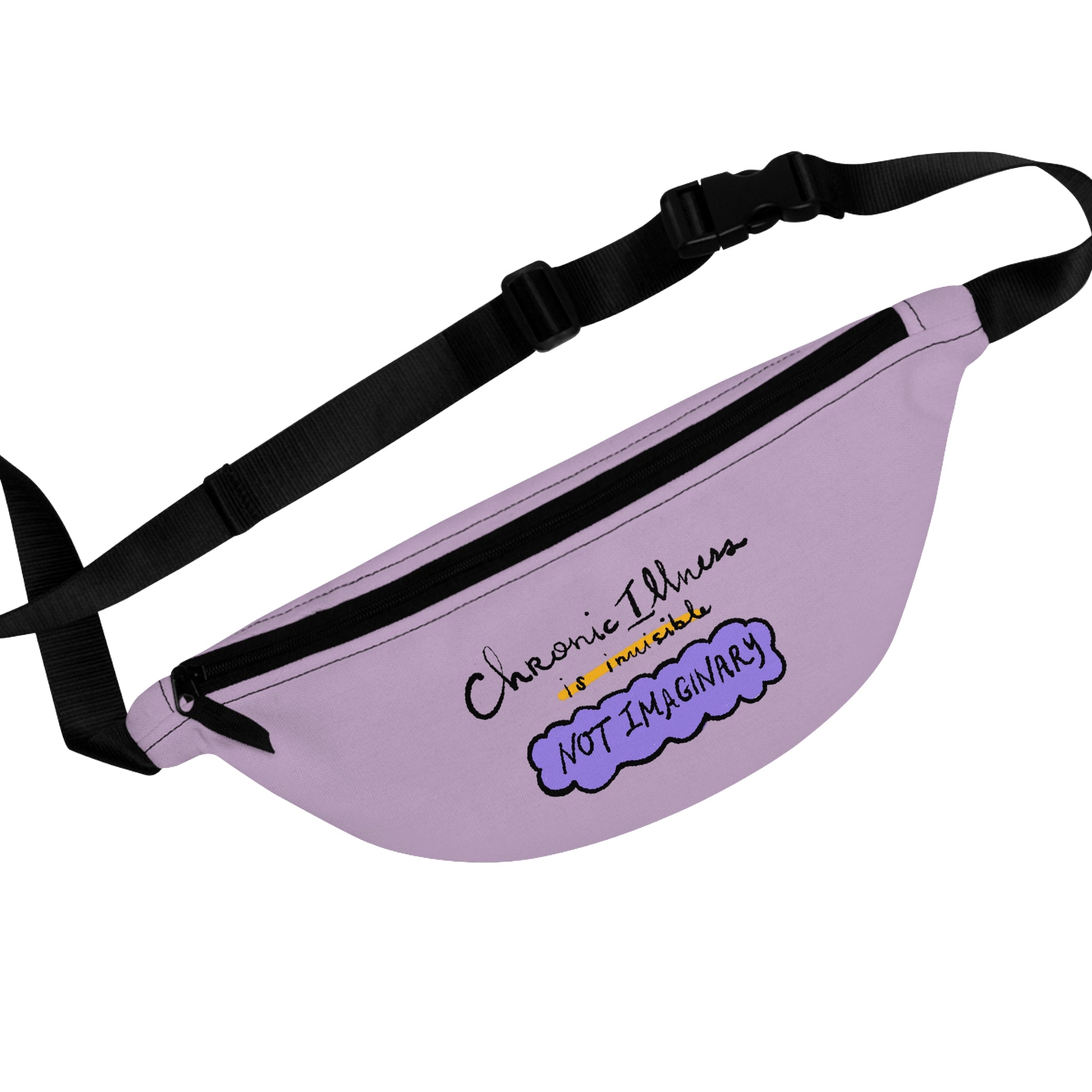 Chronic Illness Is Not Imaginary Lavender Fanny Pack