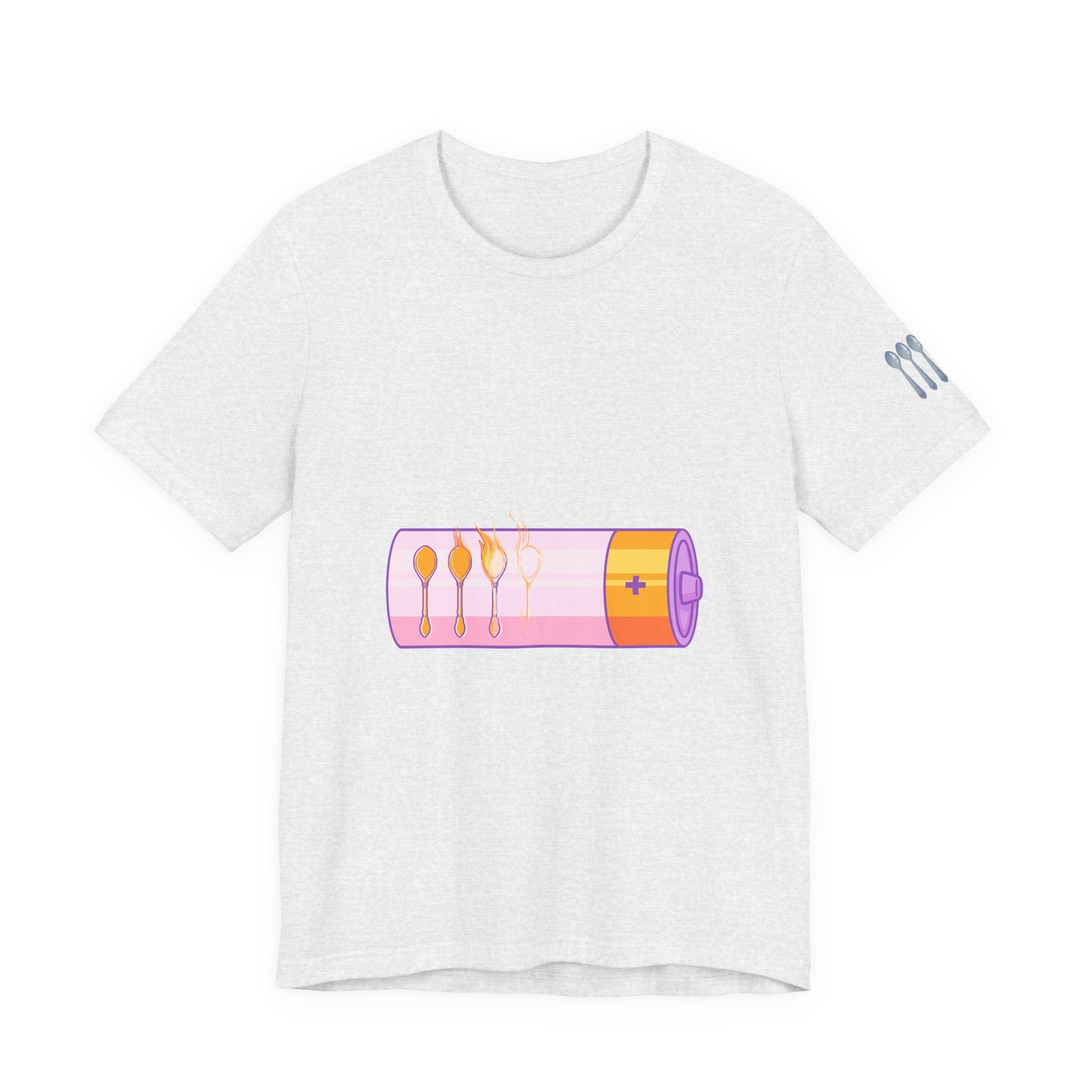 Unisex Jersey Short Sleeve Tee - Spoon Theory: Chronic Illness Awareness Apparel
