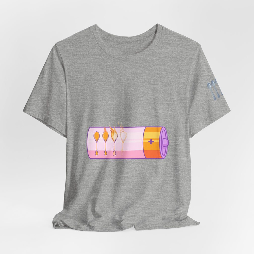 Unisex Jersey Short Sleeve Tee - Spoon Theory: Chronic Illness Awareness Apparel