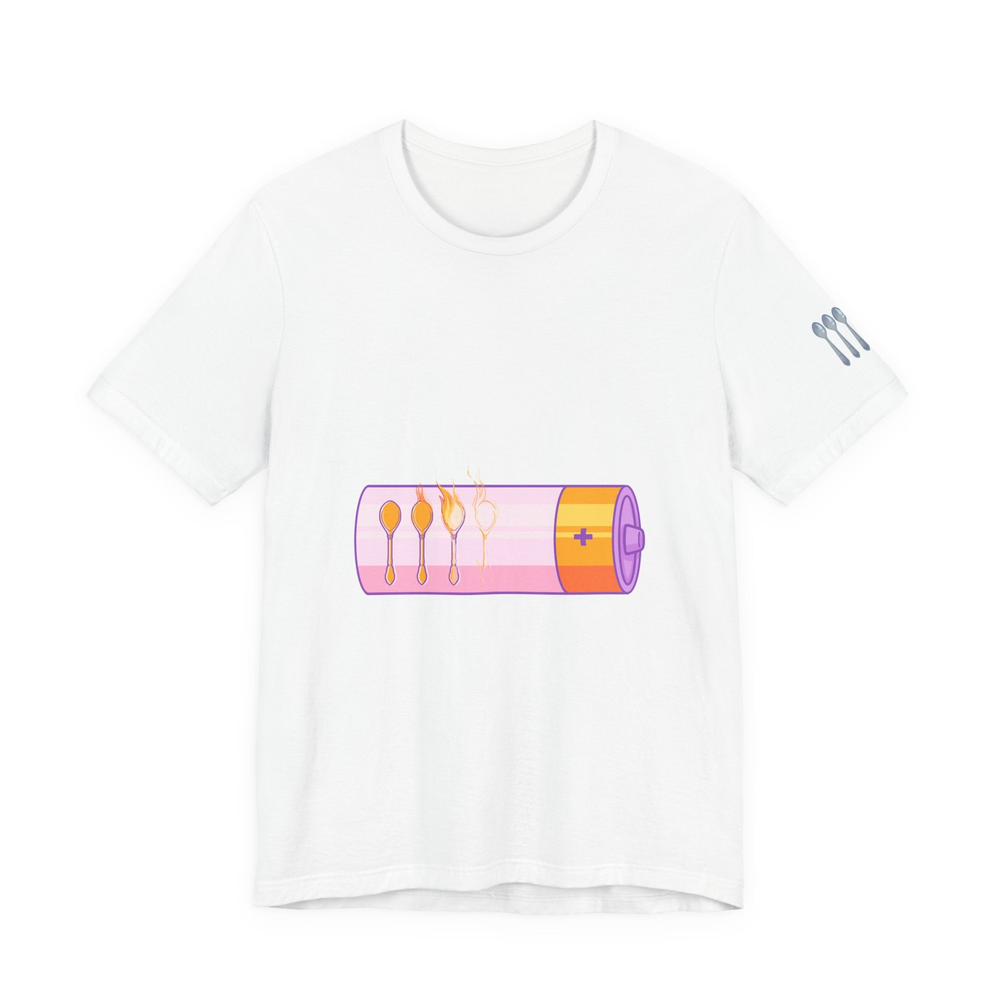 Unisex Jersey Short Sleeve Tee - Spoon Theory: Chronic Illness Awareness Apparel