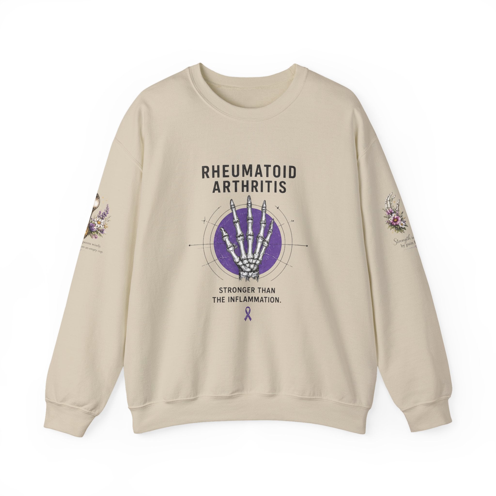 Rheumatoid Arthritis Apparel - Heavy Blend™ Crewneck Sweatshirt