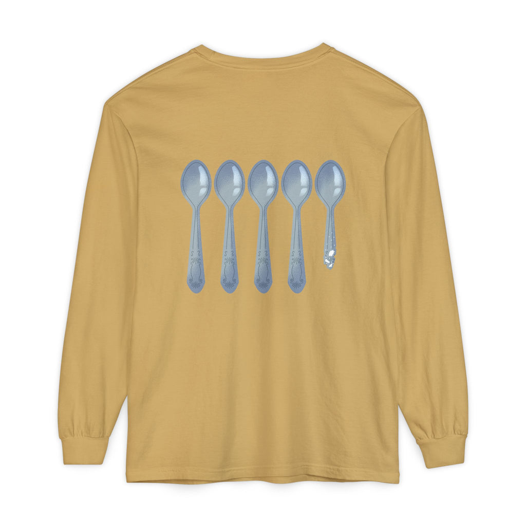 Fibro Warrior Long Sleeve Tee — Chronic Illness Awareness Purple Ribbon