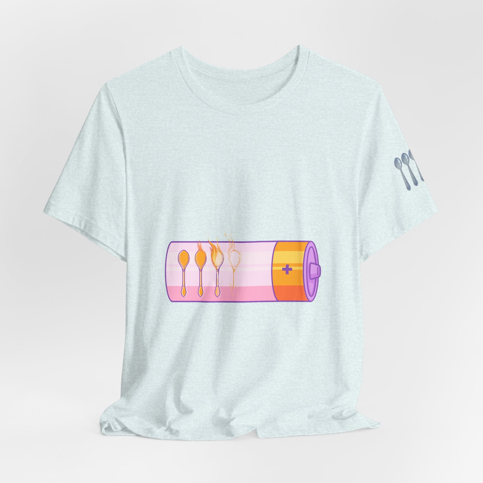 Unisex Jersey Short Sleeve Tee - Spoon Theory: Chronic Illness Awareness Apparel