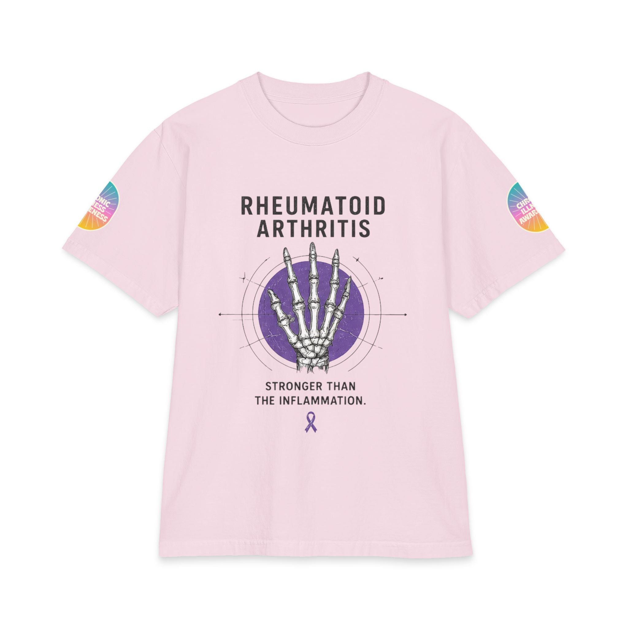 Rheumatoid Arthritis Awareness T‑Shirt — “Stronger Than the Inflammation”