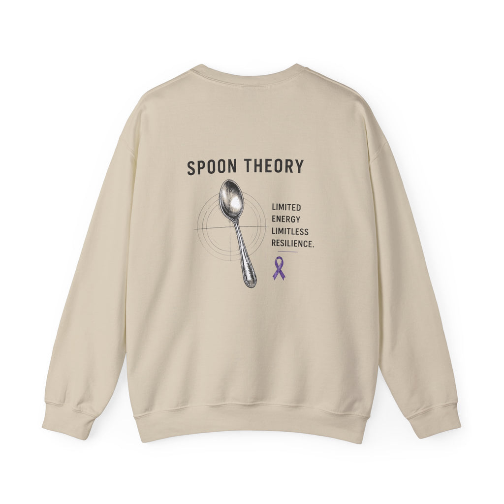 Fibro Warrior: Spoon Theory - Crewneck Sweatshirt