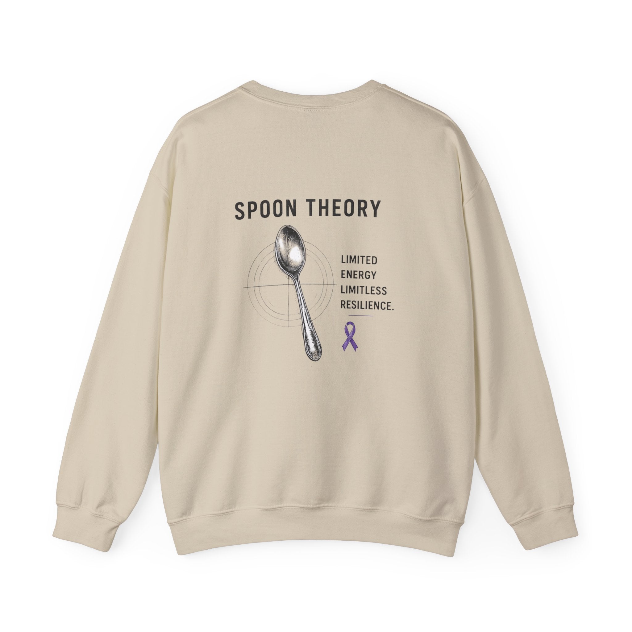 Fibro Warrior: Spoon Theory - Crewneck Sweatshirt