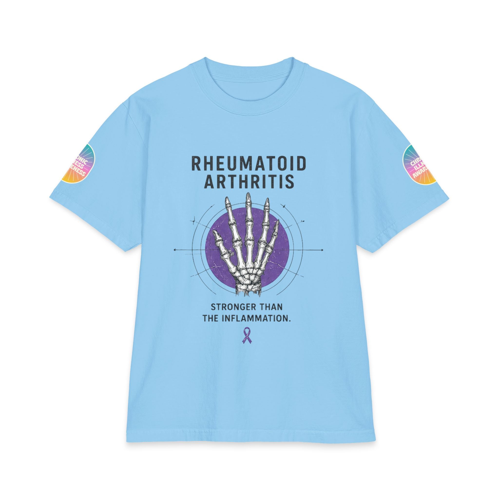 Rheumatoid Arthritis Awareness T‑Shirt — “Stronger Than the Inflammation”