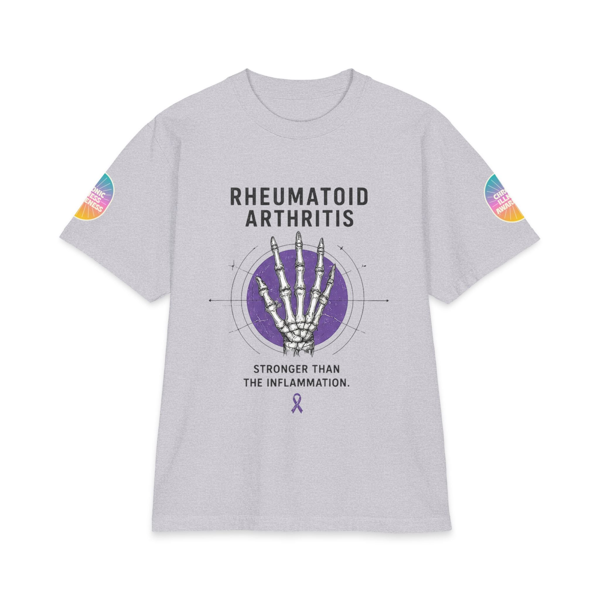 Rheumatoid Arthritis Awareness T‑Shirt — “Stronger Than the Inflammation”