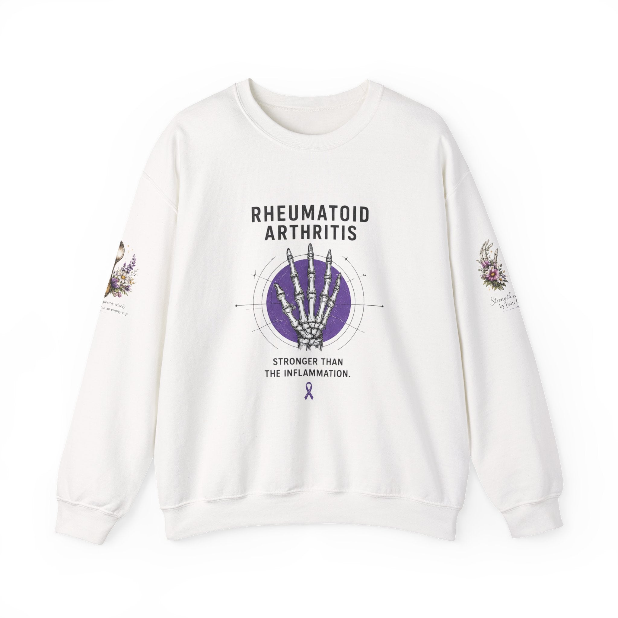 Rheumatoid Arthritis Apparel - Heavy Blend™ Crewneck Sweatshirt