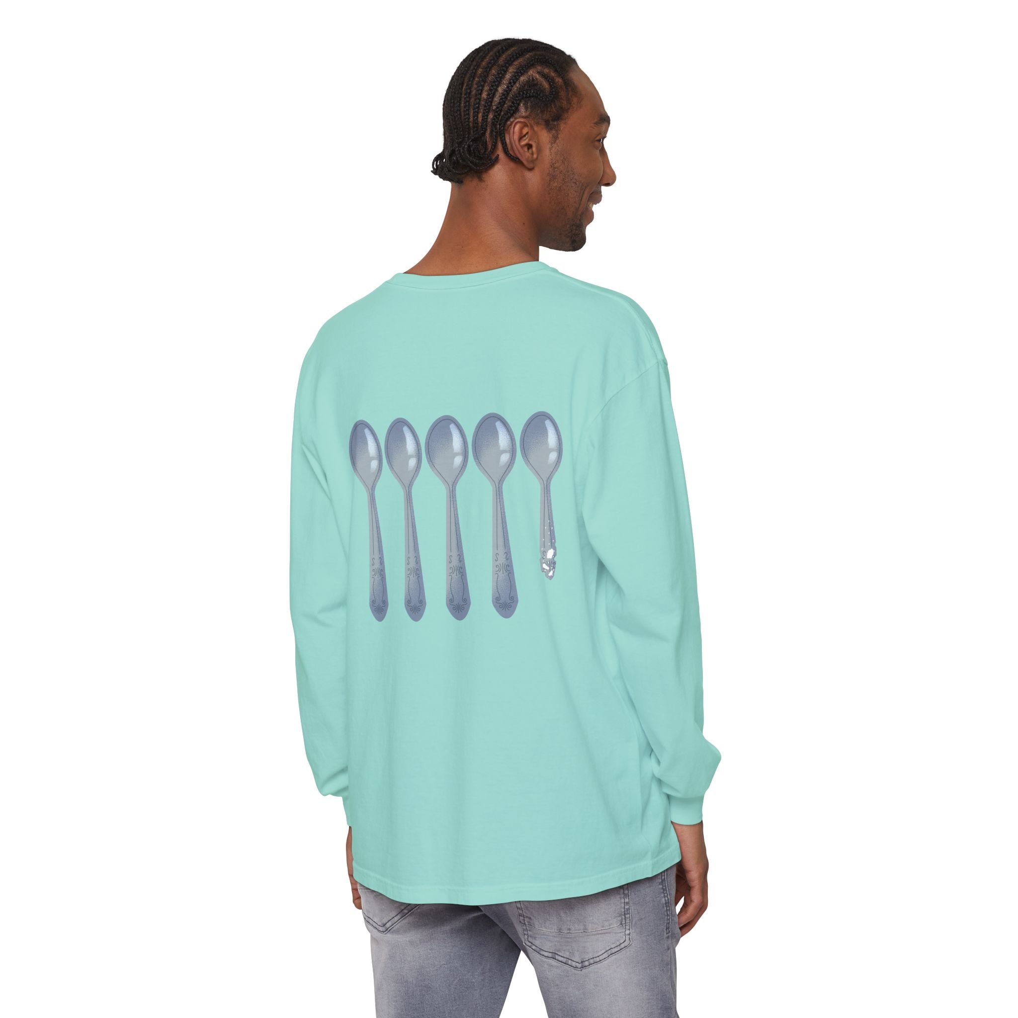 Fibro Warrior Long Sleeve Tee — Chronic Illness Awareness Purple Ribbon