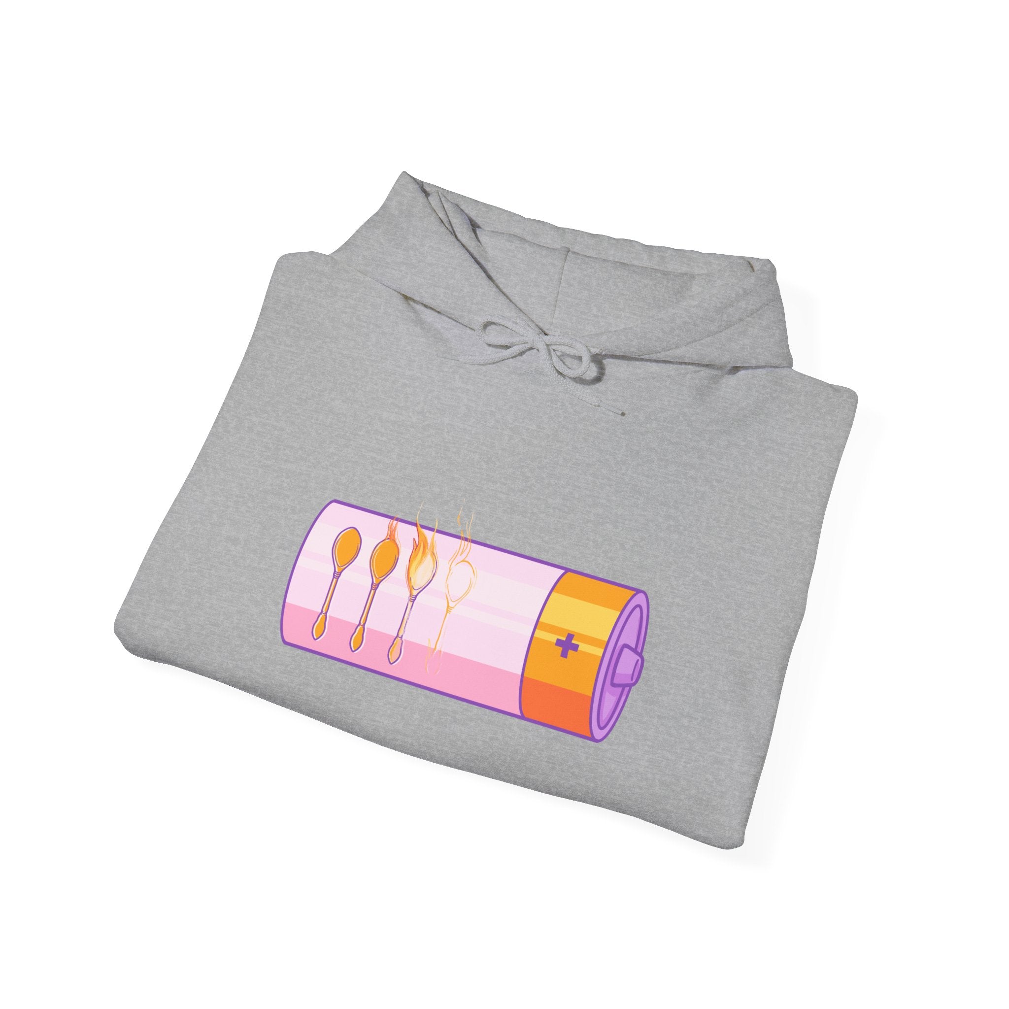 Invisible Illness Awareness Hoodie — Purple Ribbon 'Warrior' Watercolor Design