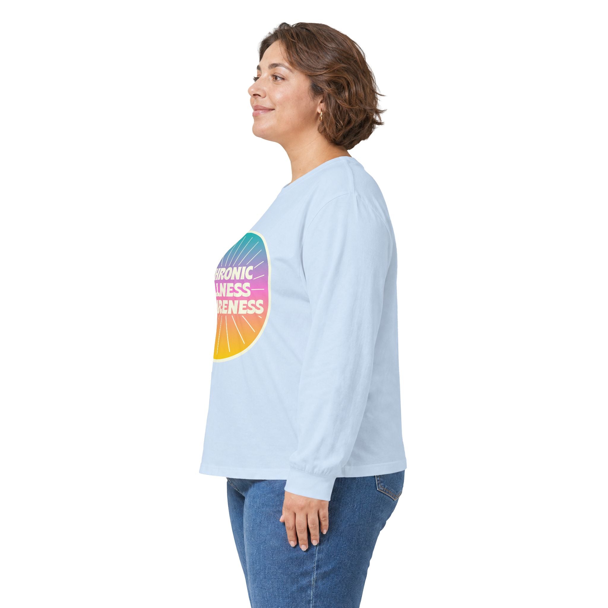 Chronic Illness Awareness - Crewneck Long Sleeve Tee