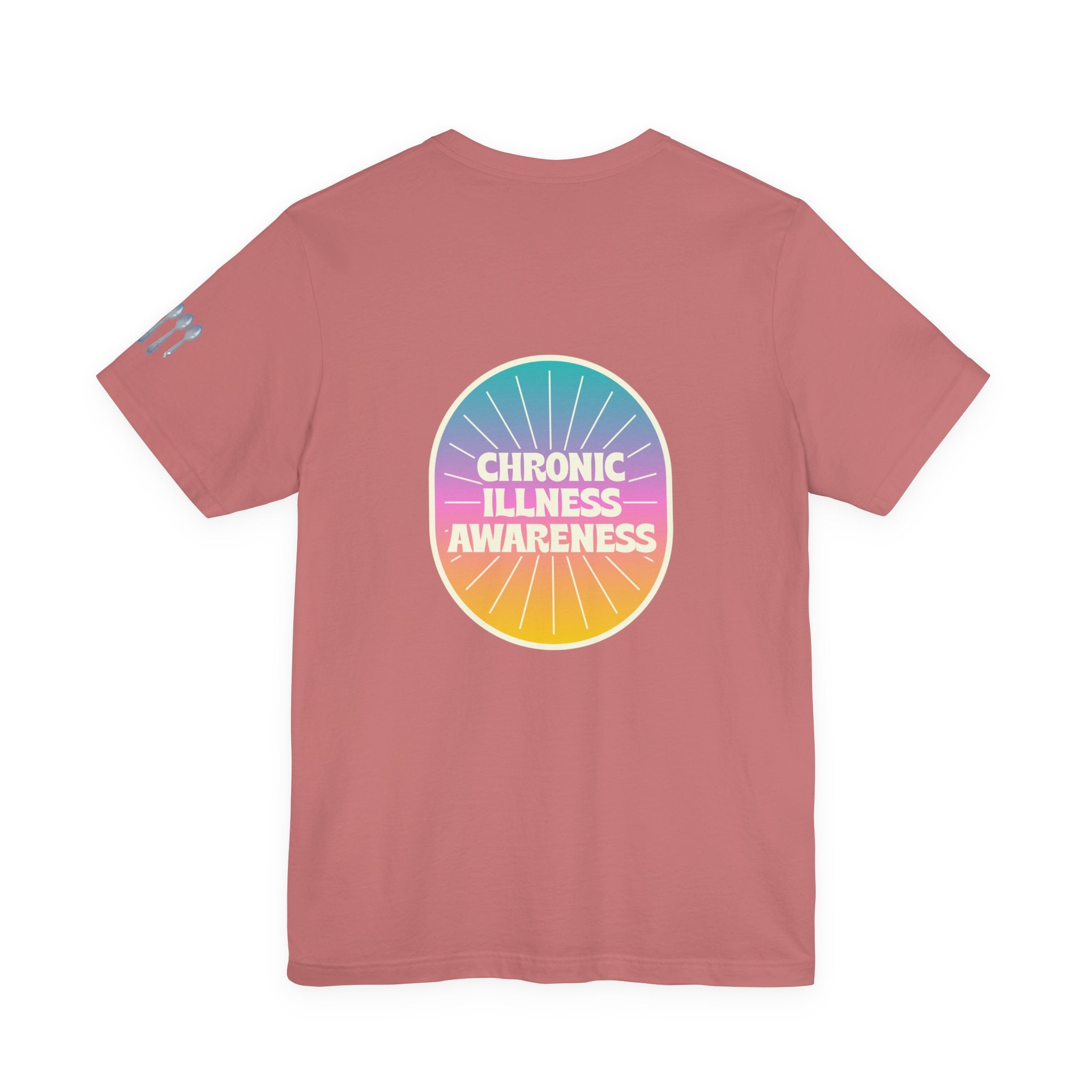 Unisex Jersey Short Sleeve Tee - Spoon Theory: Chronic Illness Awareness Apparel