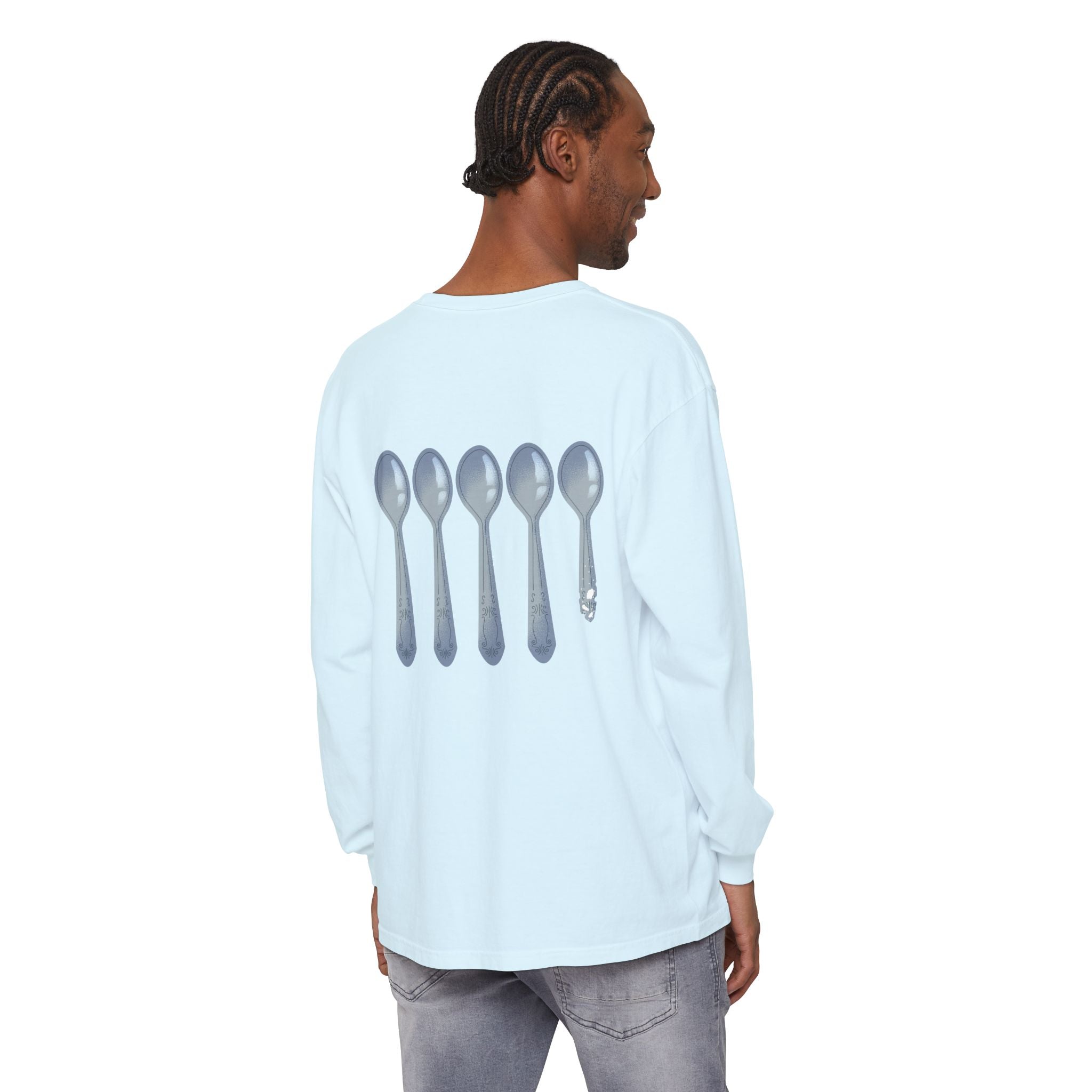 Fibro Warrior Long Sleeve Tee — Chronic Illness Awareness Purple Ribbon