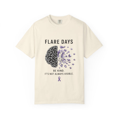 ''Be Kind, It's Not Always Visible'' Flare Days Tee - Invisible Illness Awareness Tee