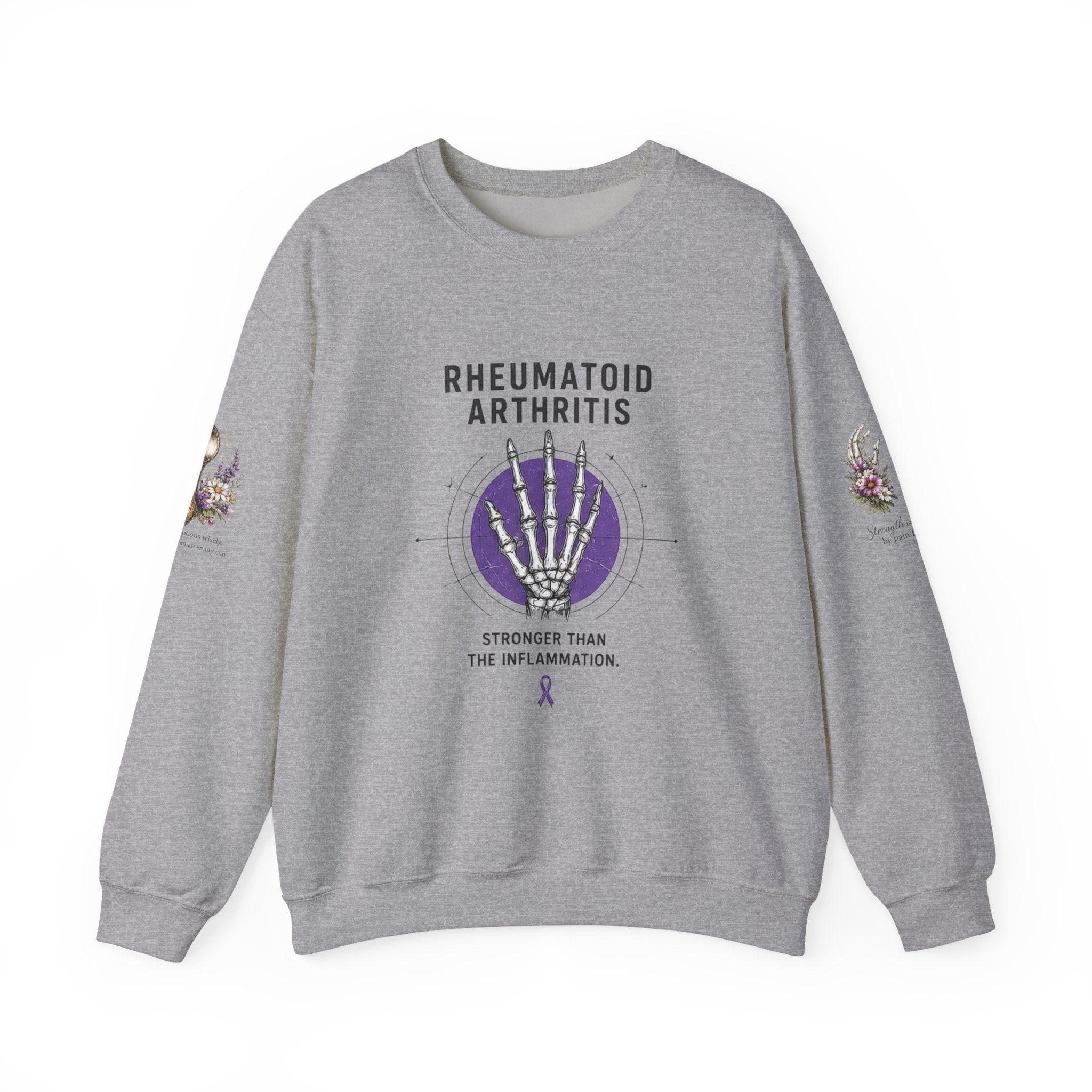 Rheumatoid Arthritis Apparel - Heavy Blend™ Crewneck Sweatshirt