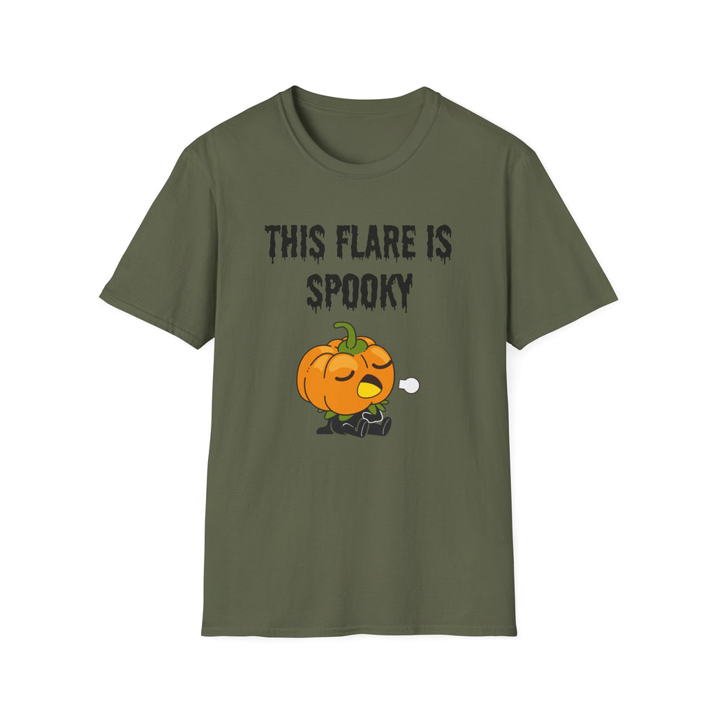 Halloween Warrior Wear - "This Flare Is Spooky" T‑Shirt
