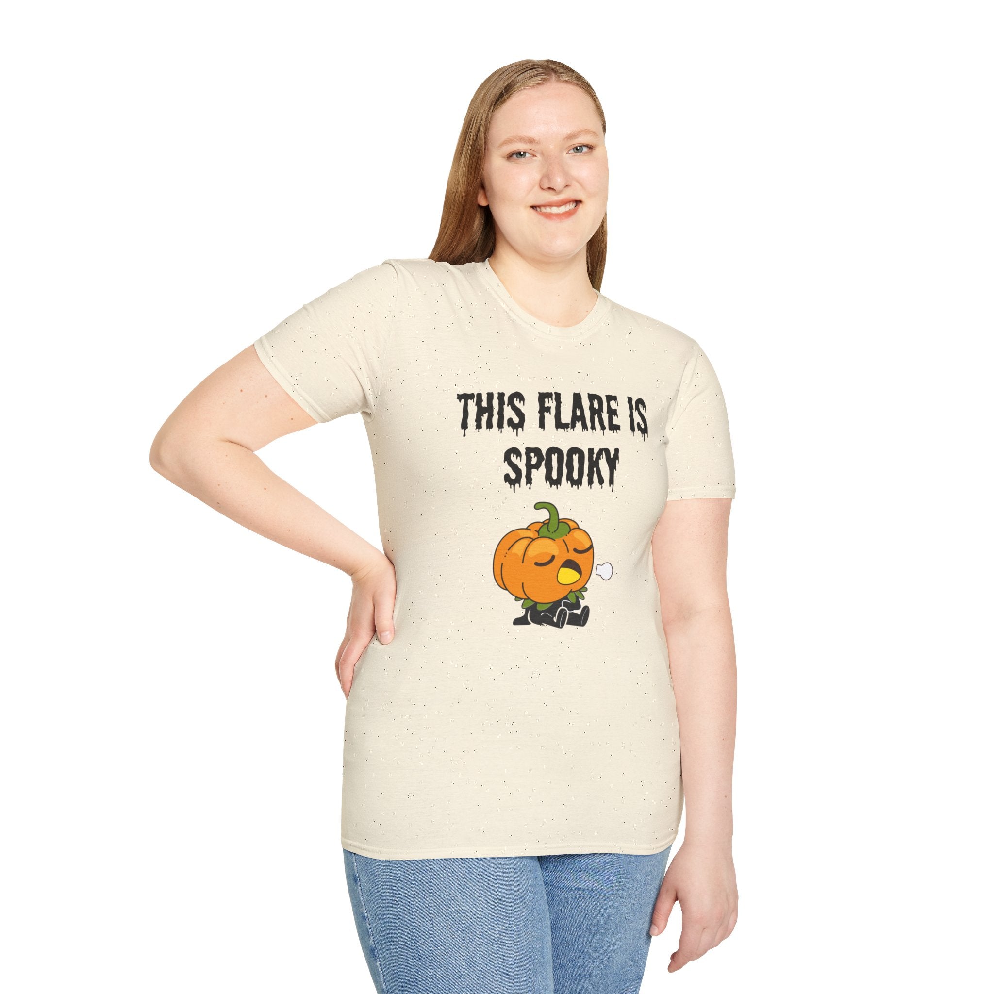 Halloween Warrior Wear - "This Flare Is Spooky" T‑Shirt