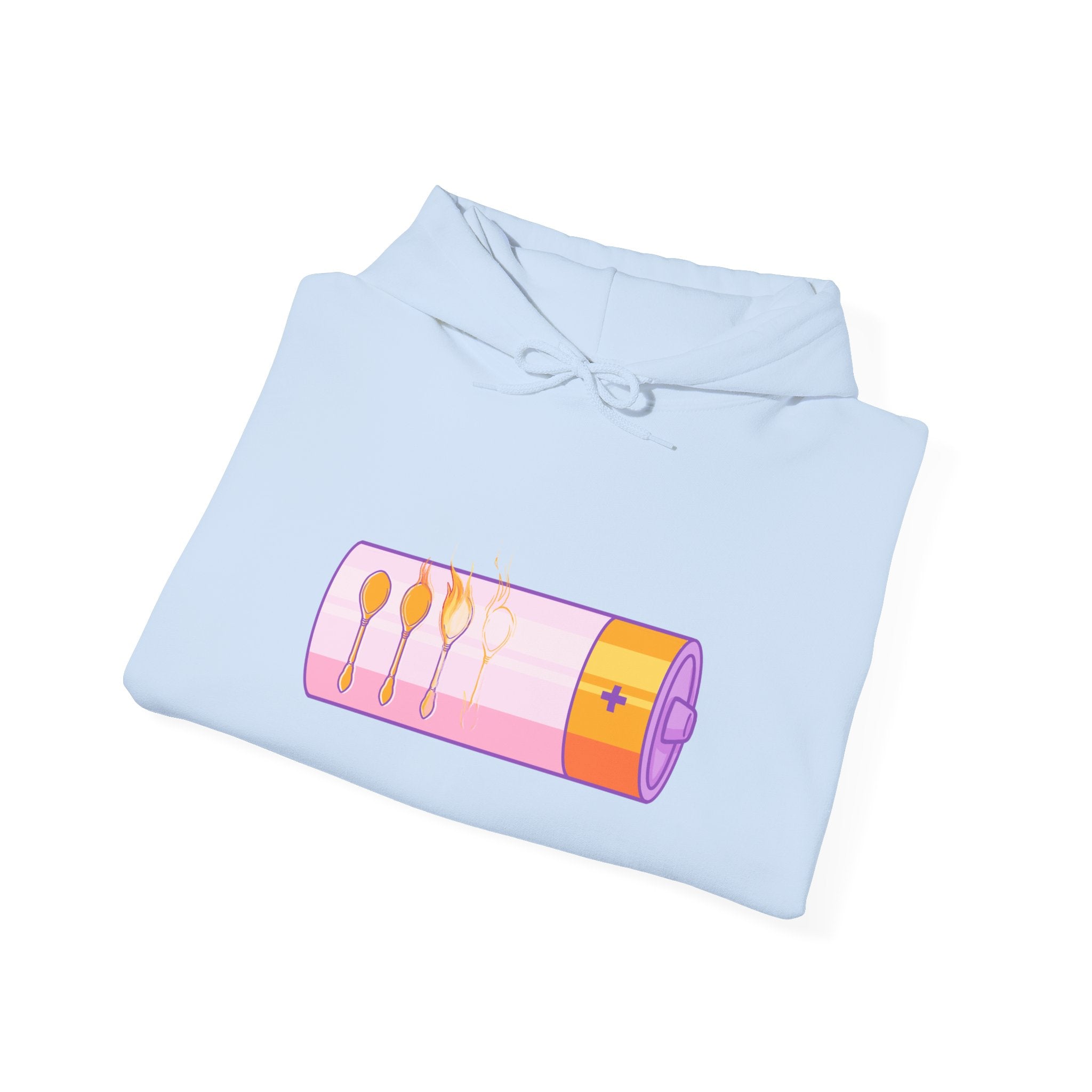 Invisible Illness Awareness Hoodie — Purple Ribbon 'Warrior' Watercolor Design