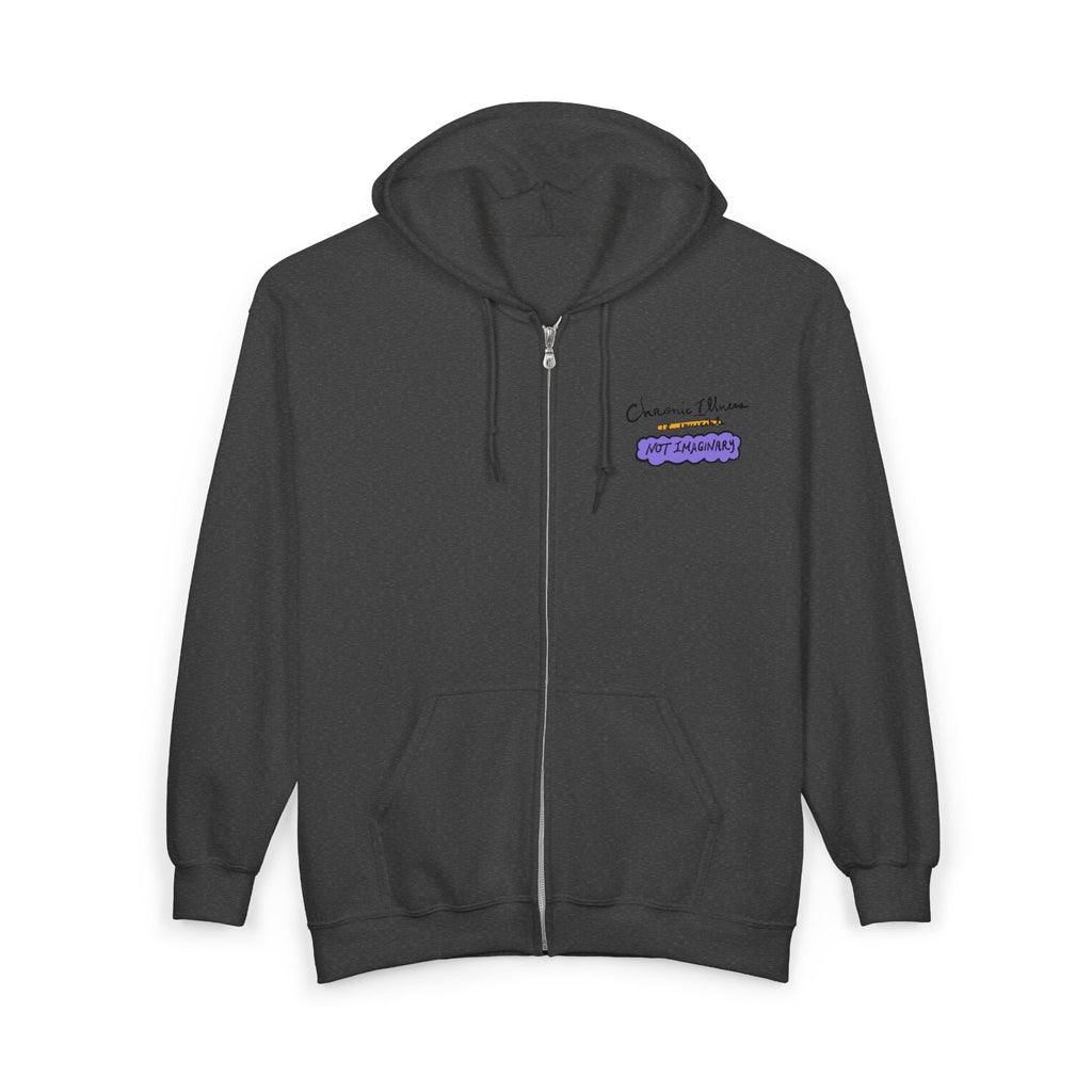 Halloween Warrior Wear - "Dead Tired: Chronically Ill" Full Zip Up Hoodie