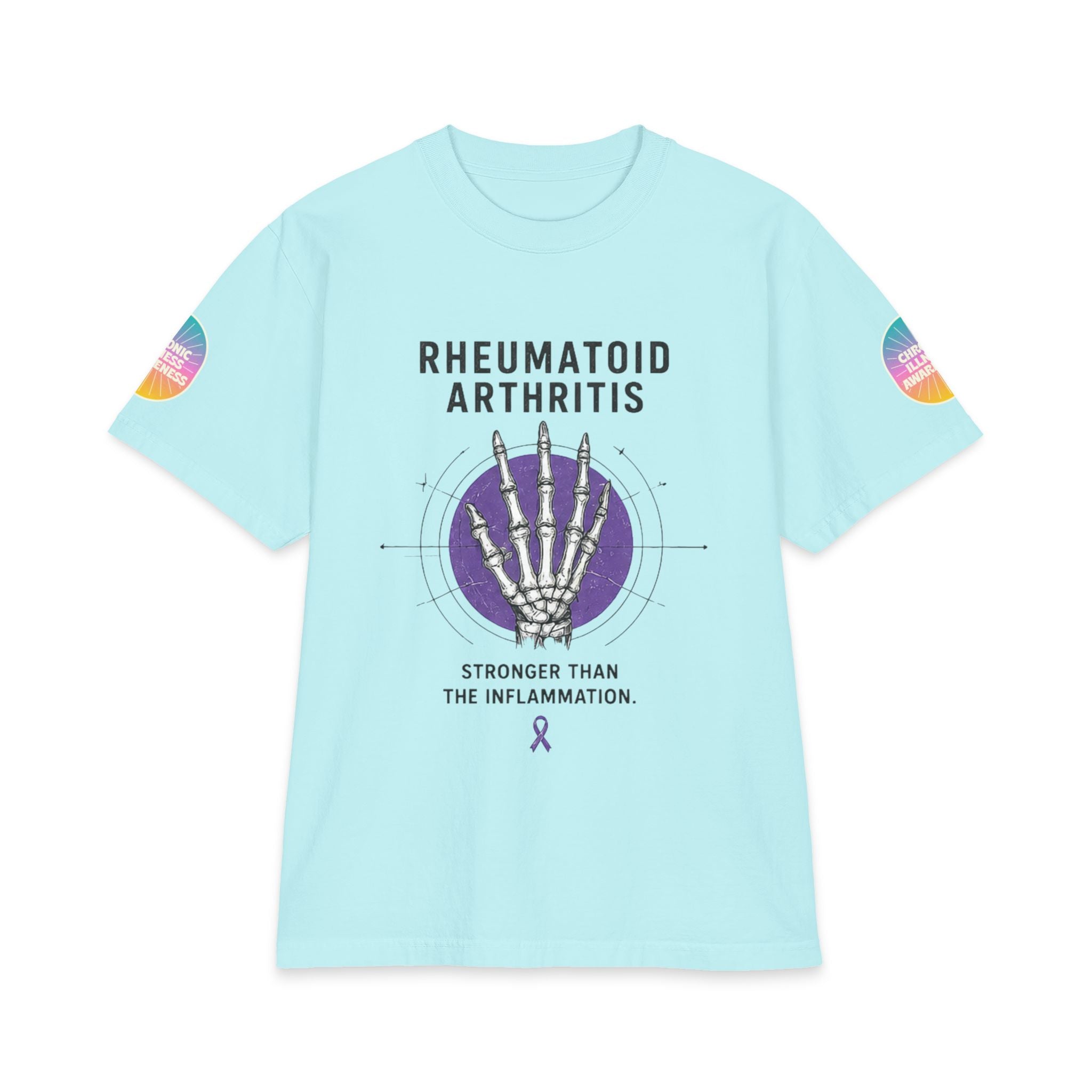 Rheumatoid Arthritis Awareness T‑Shirt — “Stronger Than the Inflammation”