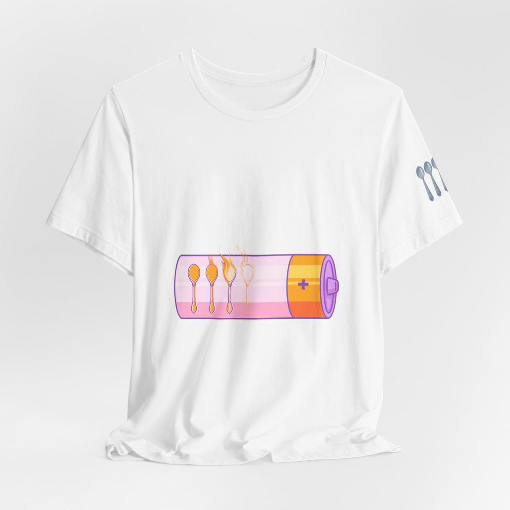 Unisex Jersey Short Sleeve Tee - Spoon Theory: Chronic Illness Awareness Apparel