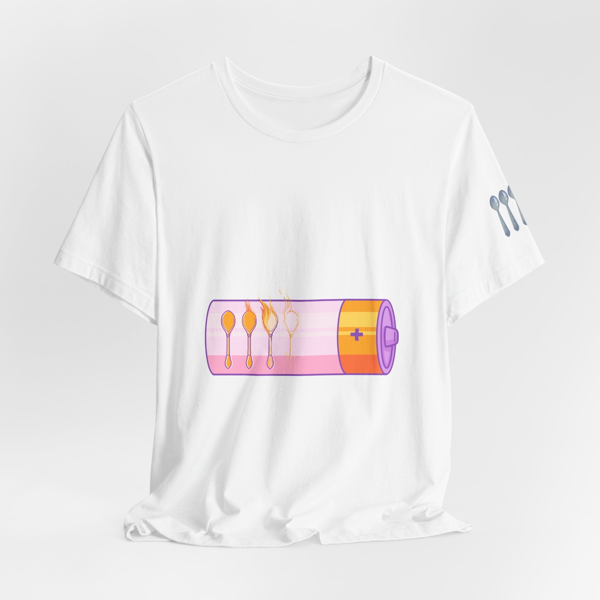 Unisex Jersey Short Sleeve Tee - Spoon Theory: Chronic Illness Awareness Apparel