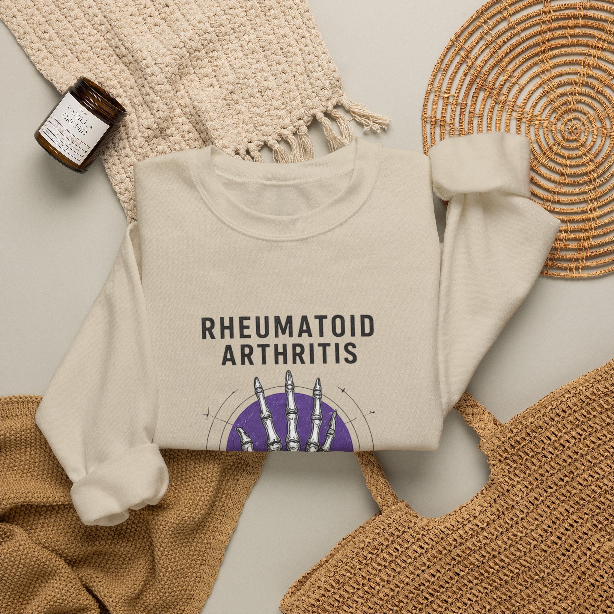 Rheumatoid Arthritis Apparel - Heavy Blend™ Crewneck Sweatshirt